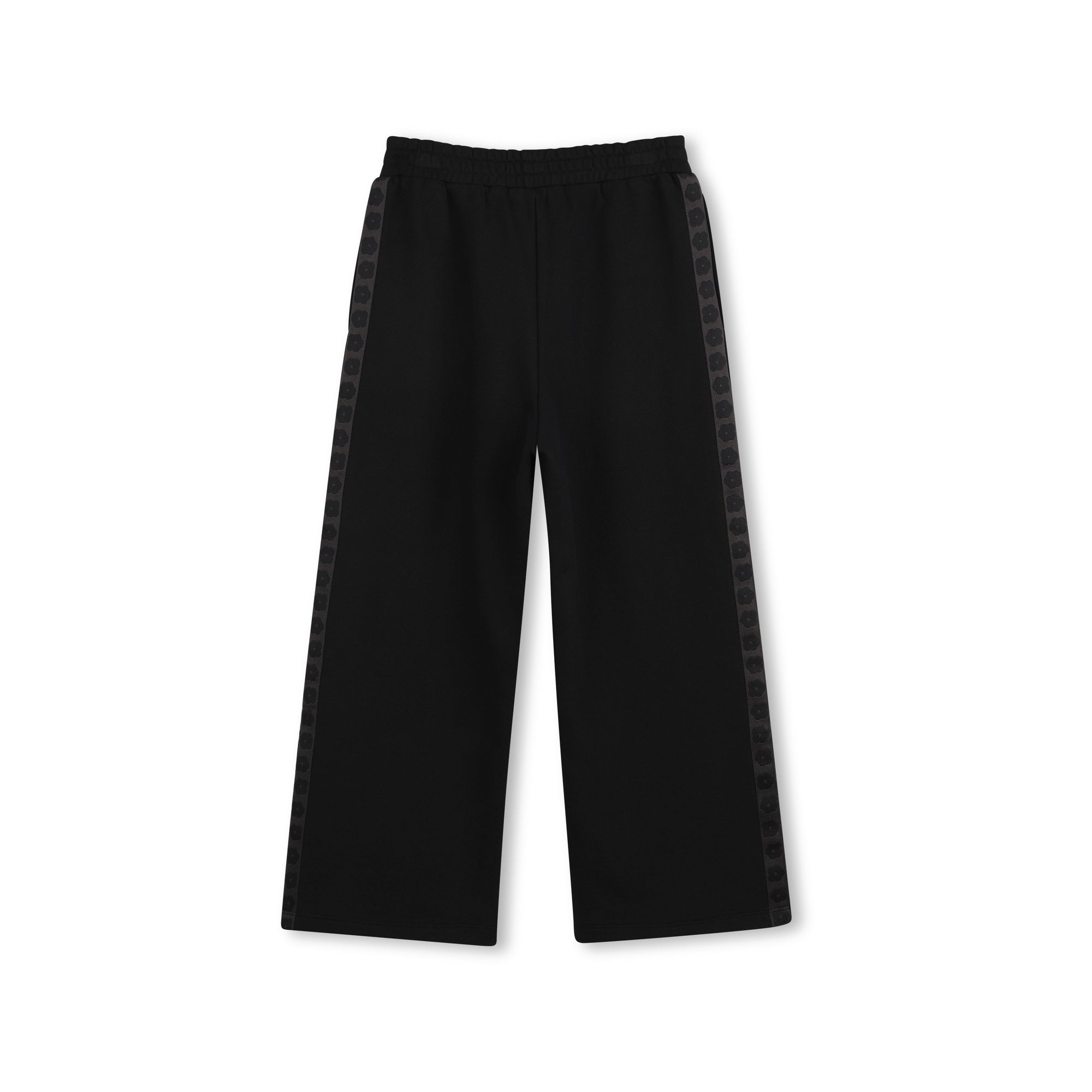 Girls Black Cotton Trousers