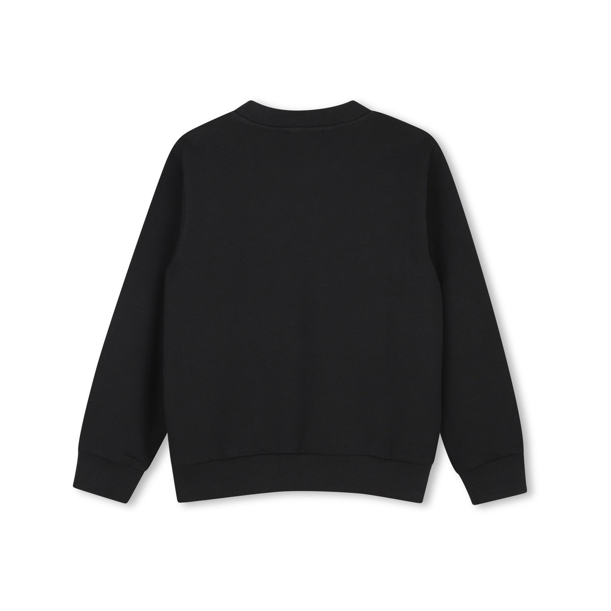 Boys & Girls Black Cotton Sweatshirt
