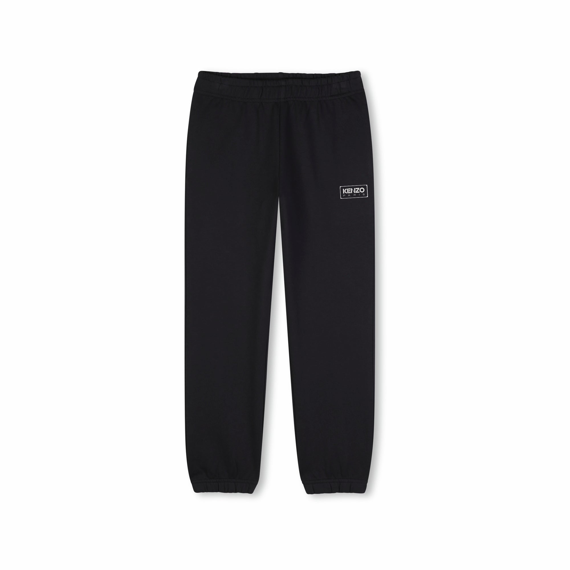 Boys & Girls Black Cotton Trousers