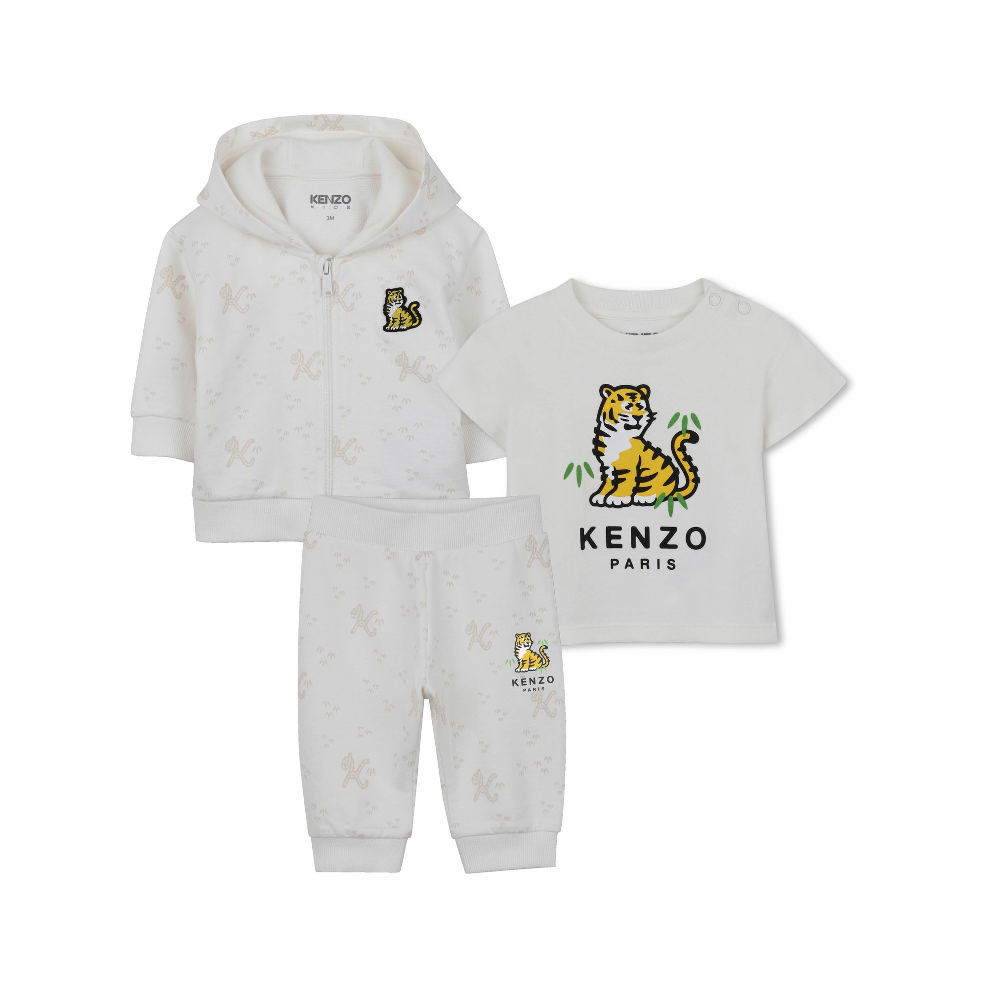 Baby Boys & Girls White Cotton Set(3 Pack)