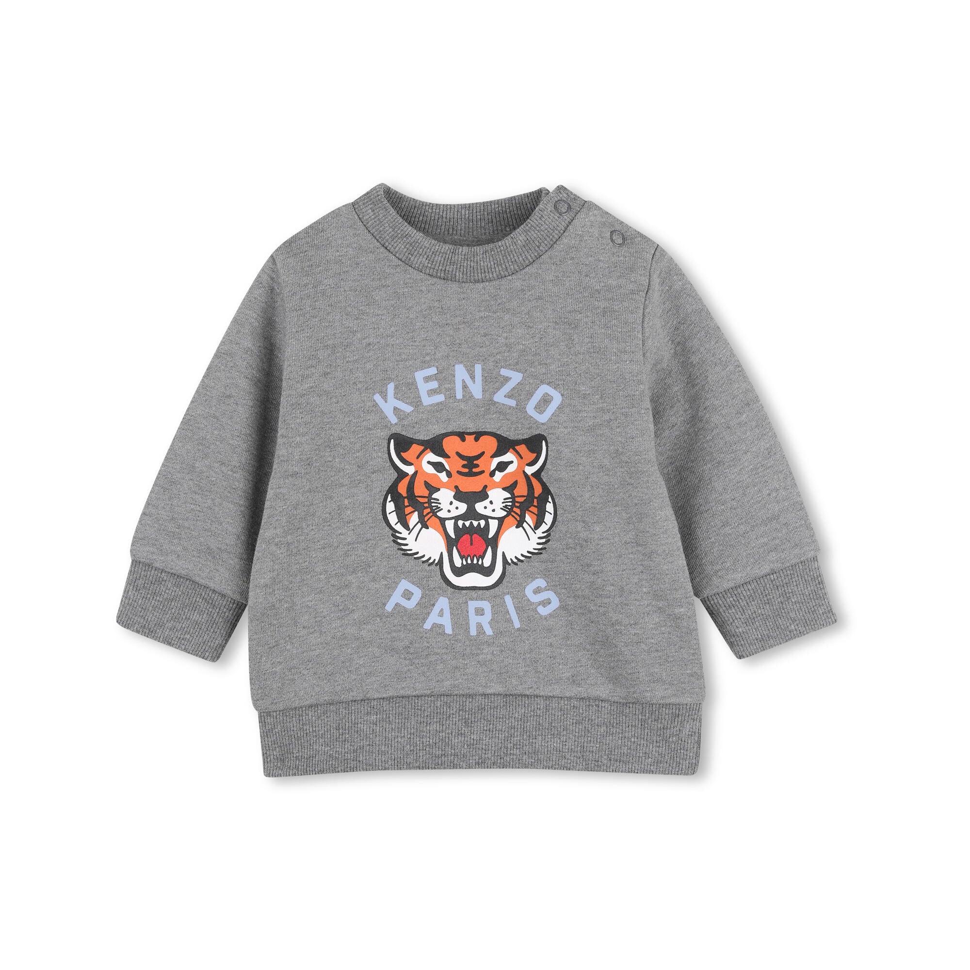 Baby Boys & Girls Grey Tiger Printed Cotton Set