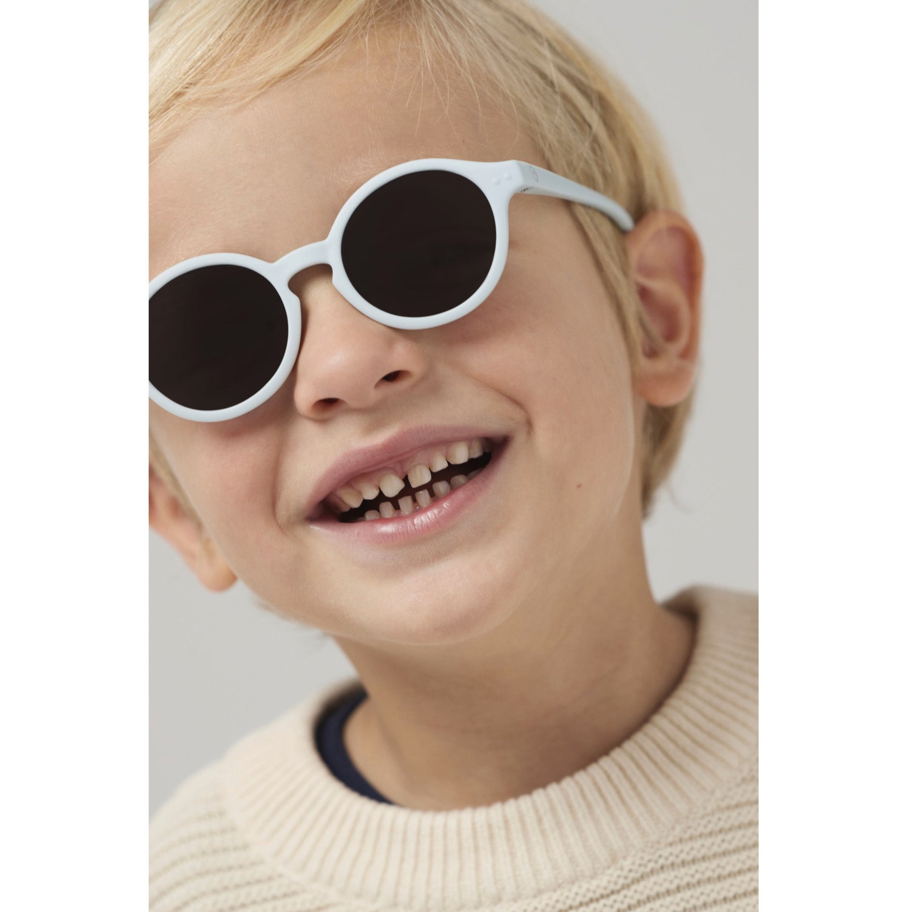 Boys & Girls Light Blue "KID+ #d" Sunglasses(3-5Y)