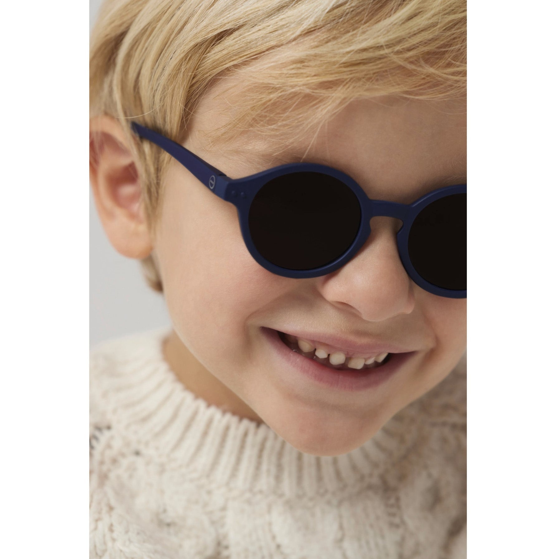 Boys & Girls Dark Blue "KID+ #d" Sunglasses(3-5Y)