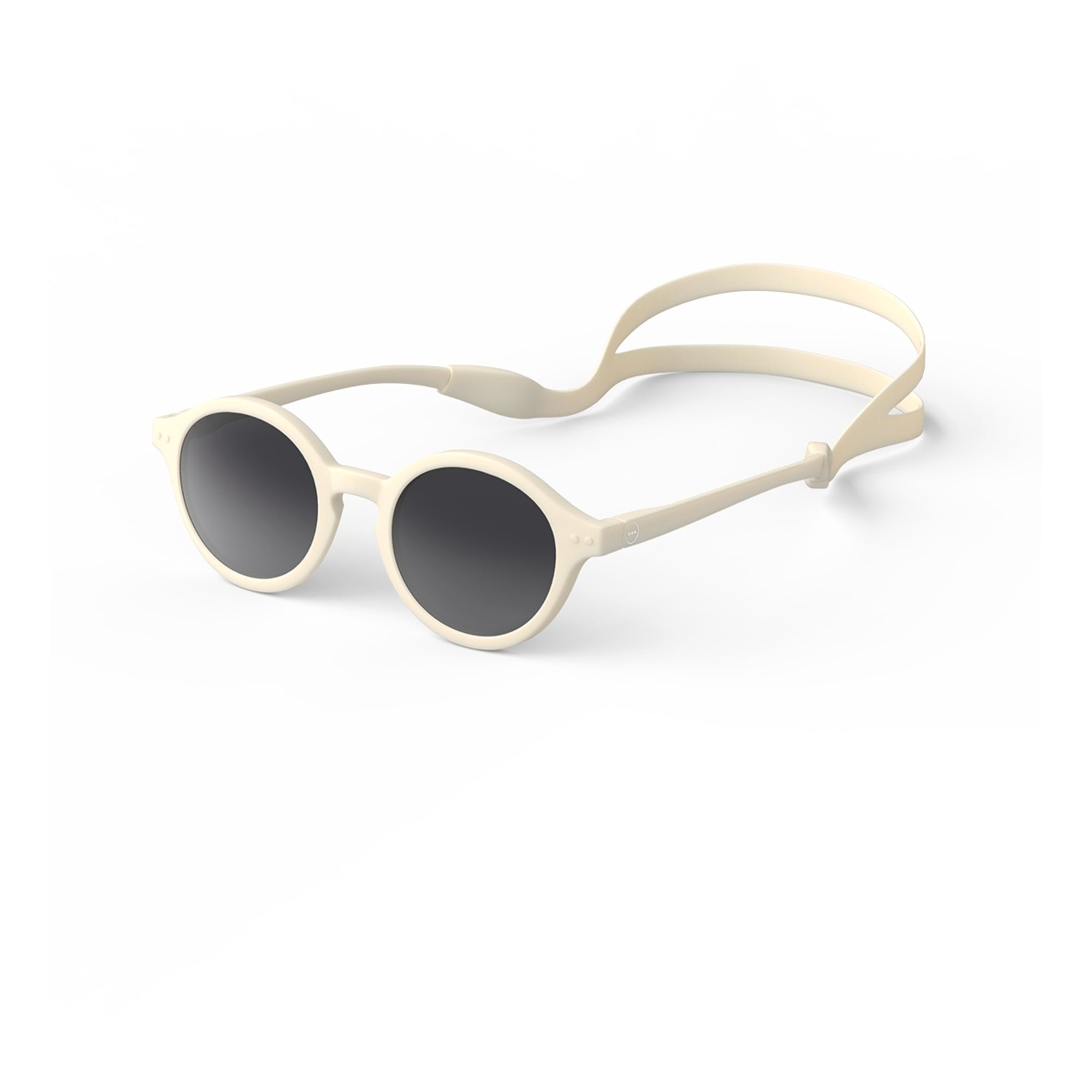 Boys & Girls White "KID+ #d" Sunglasses(3-5Y)