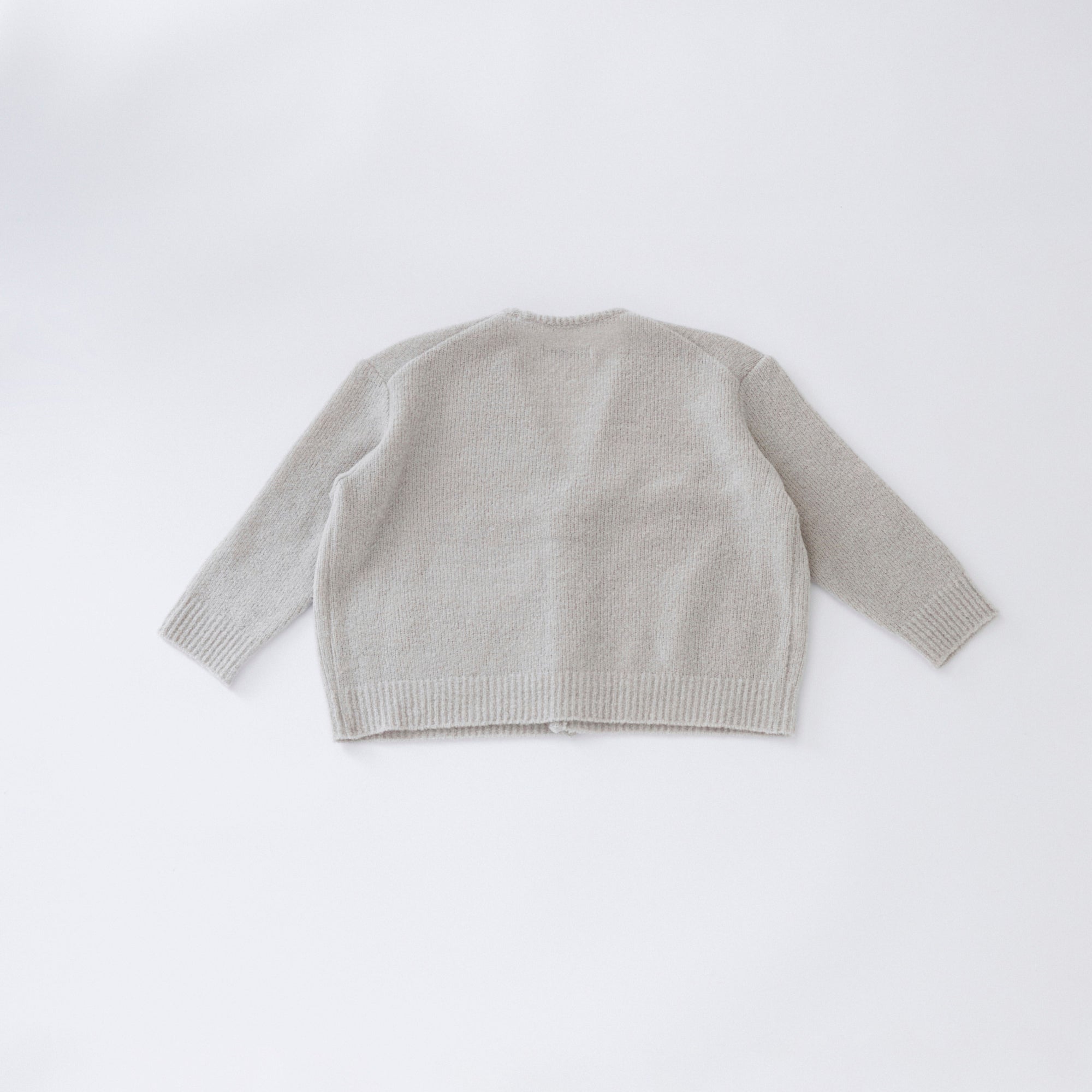 Boys & Girls White Wool Cardigan