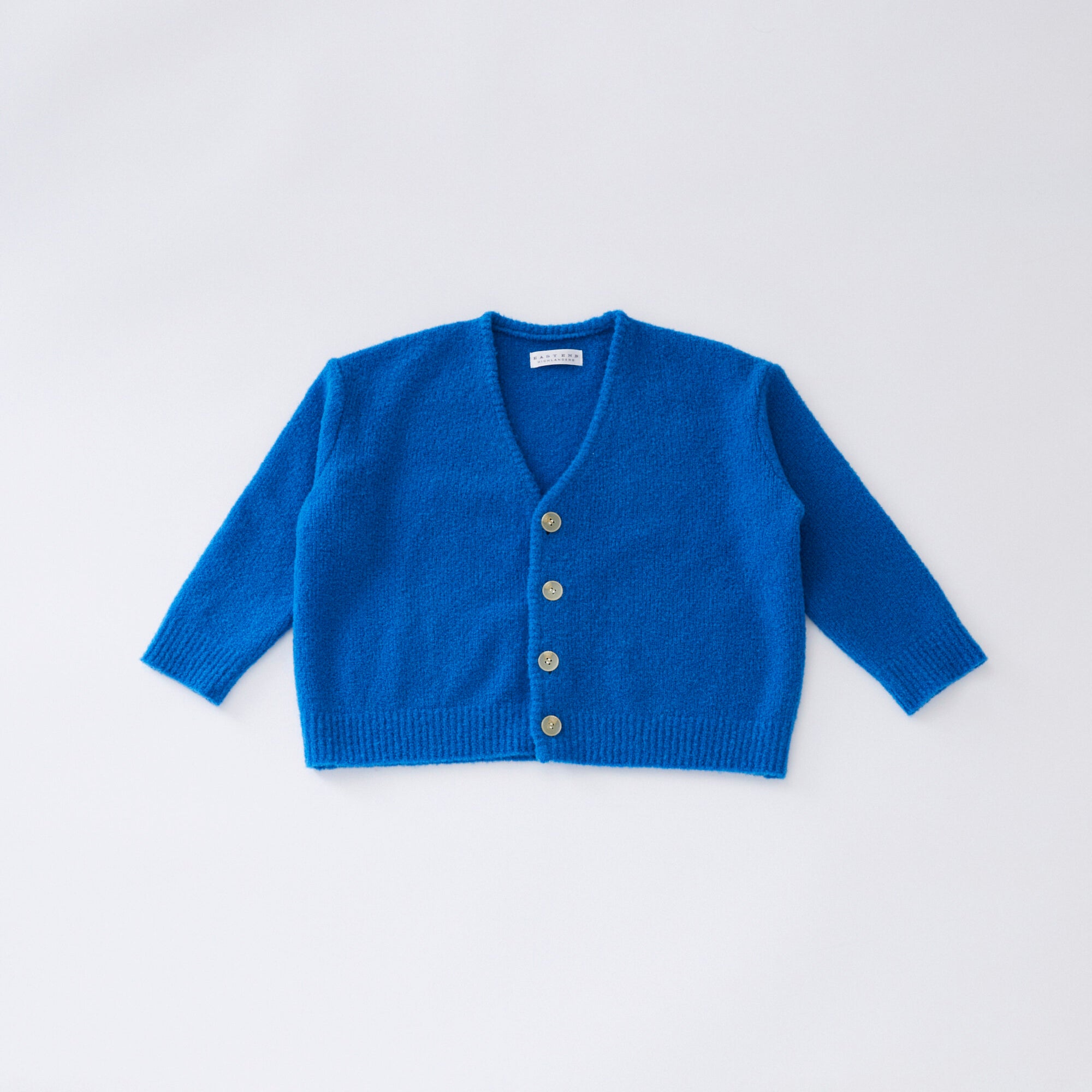 Boys & Girls Blue Wool Cardigan