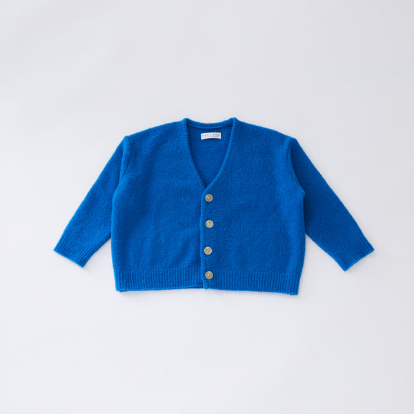 Boys & Girls Blue Wool Cardigan