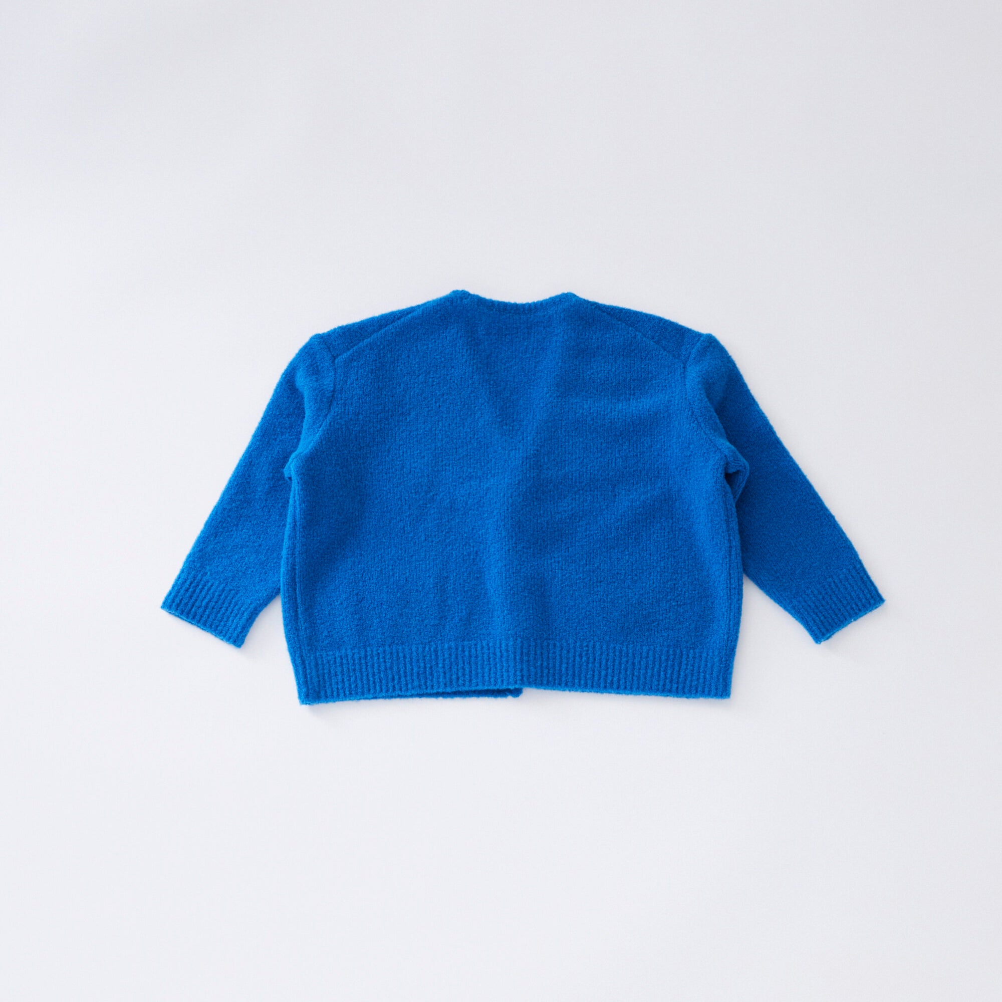 Boys & Girls Blue Wool Cardigan