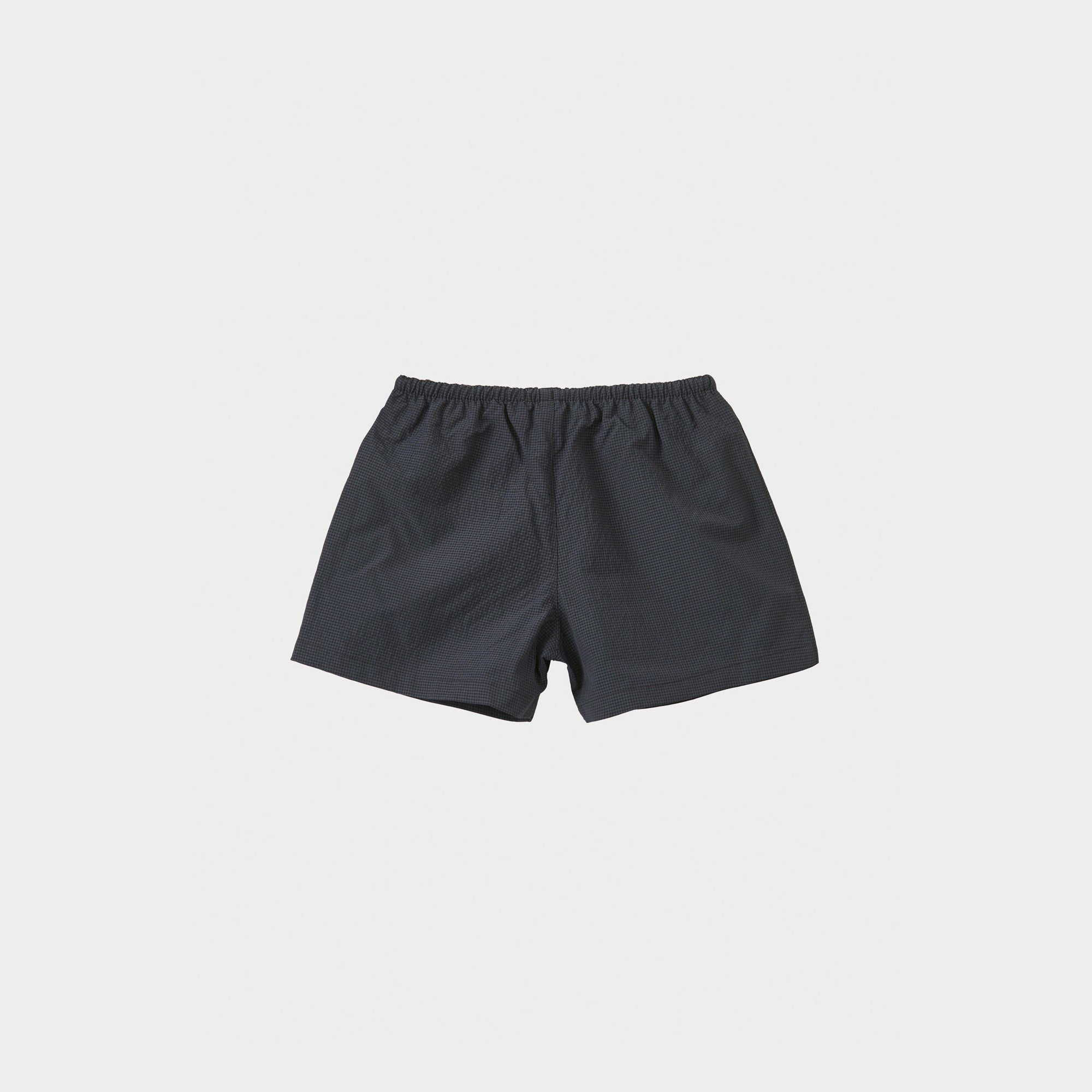 Boys & Girls Navy Check Shorts