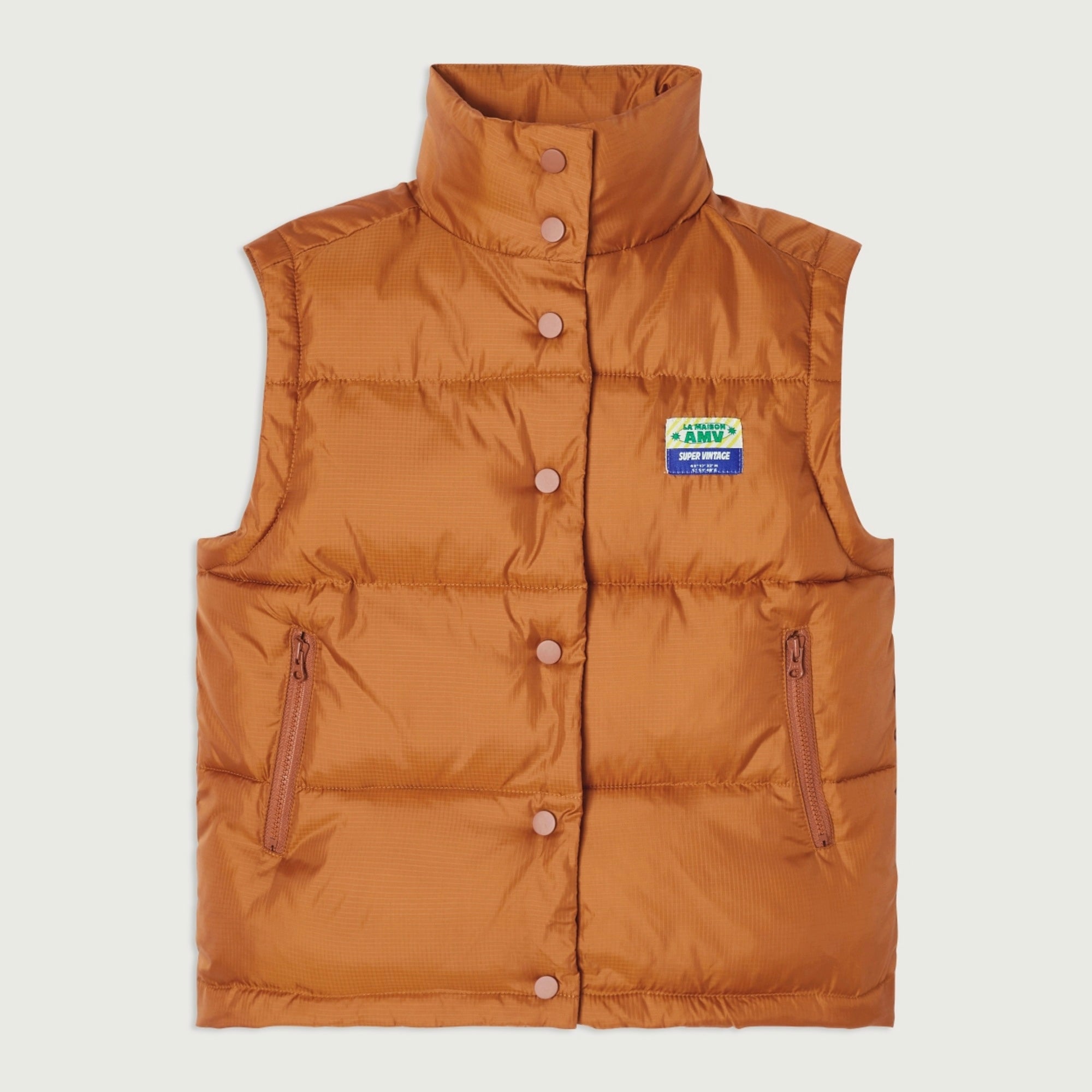 Boys & Girls Caramel Padded Gilet