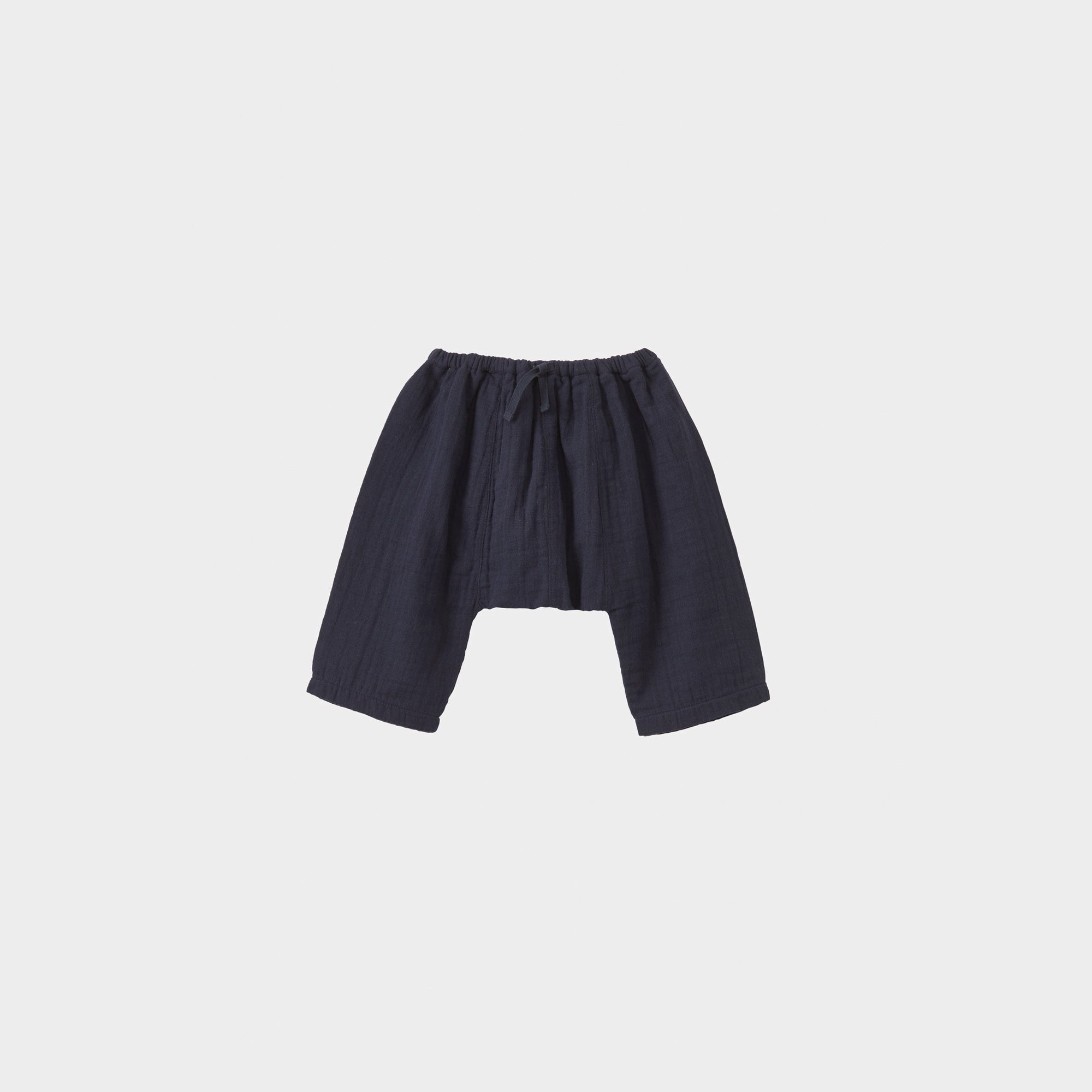 Baby Boys & Girls Navy Cotton Trousers