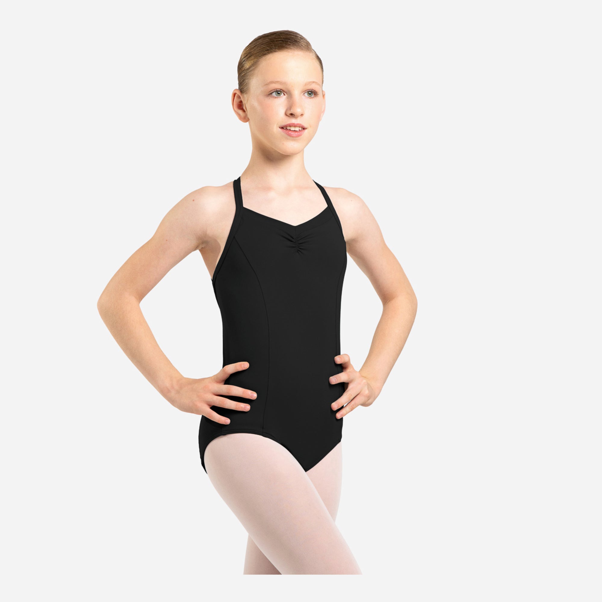 Girls Black"Alicia"Ballet Onesies(LUB884/BLACK)