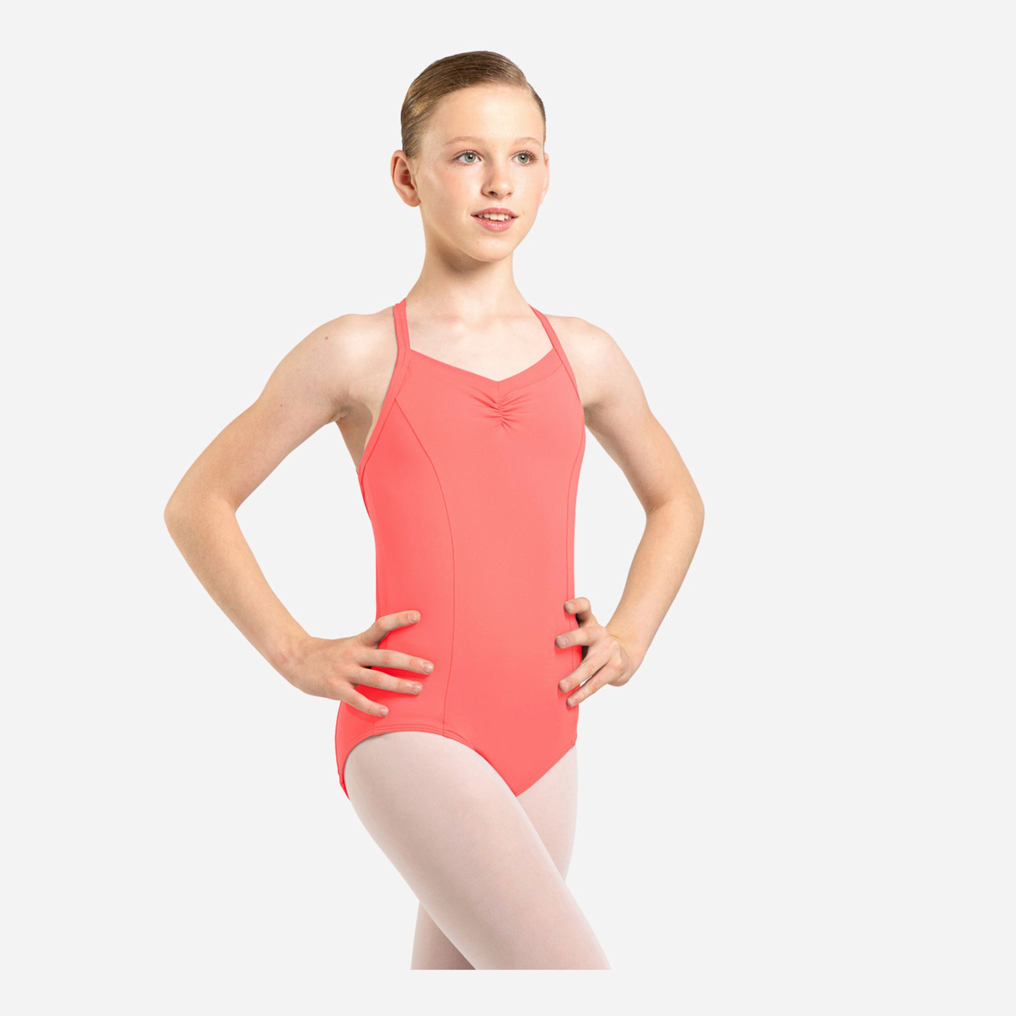 Women Coral"Alicia"Ballet Onesies(LUB884/CORAL)