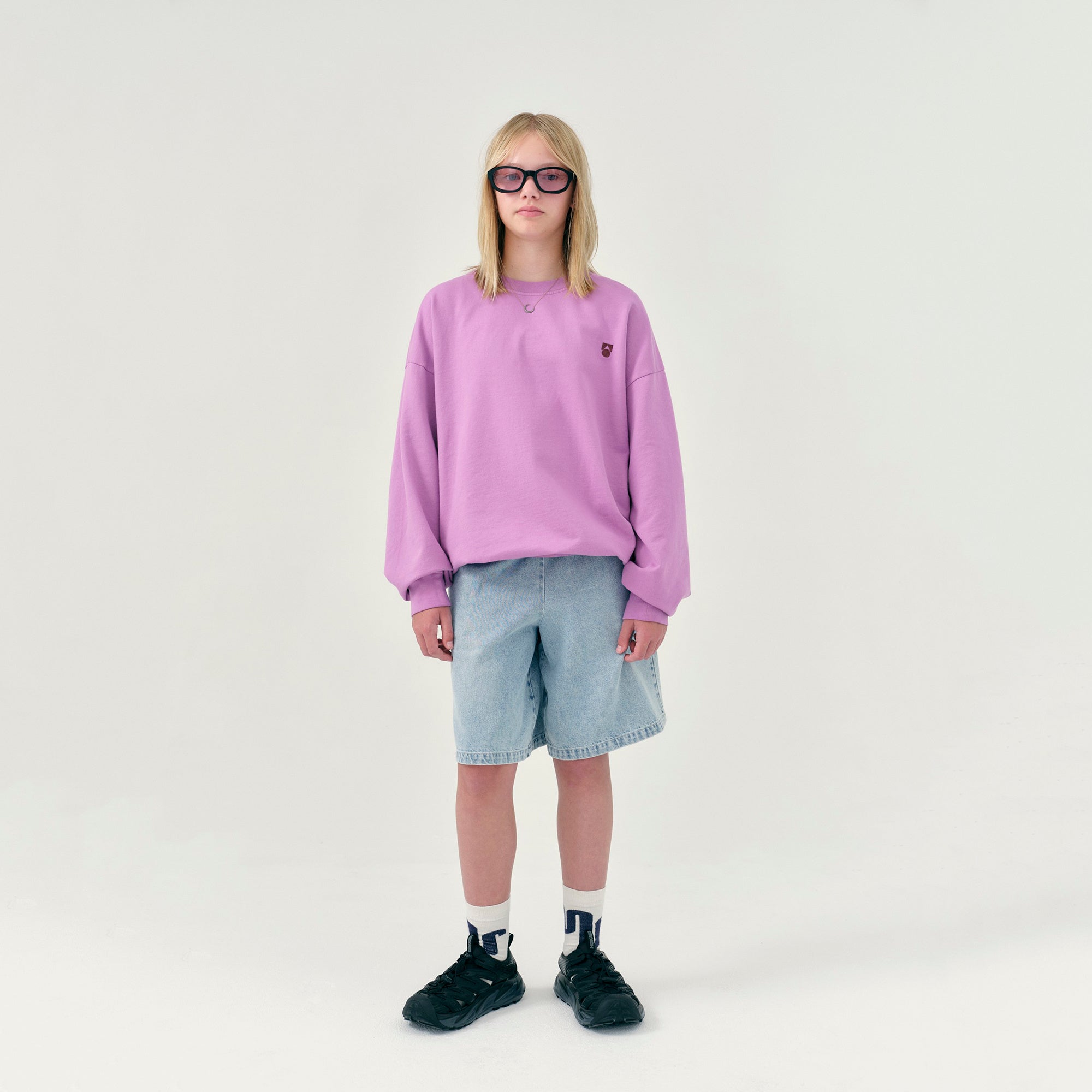 Boys & Girls Pink Cotton Sweatshirt