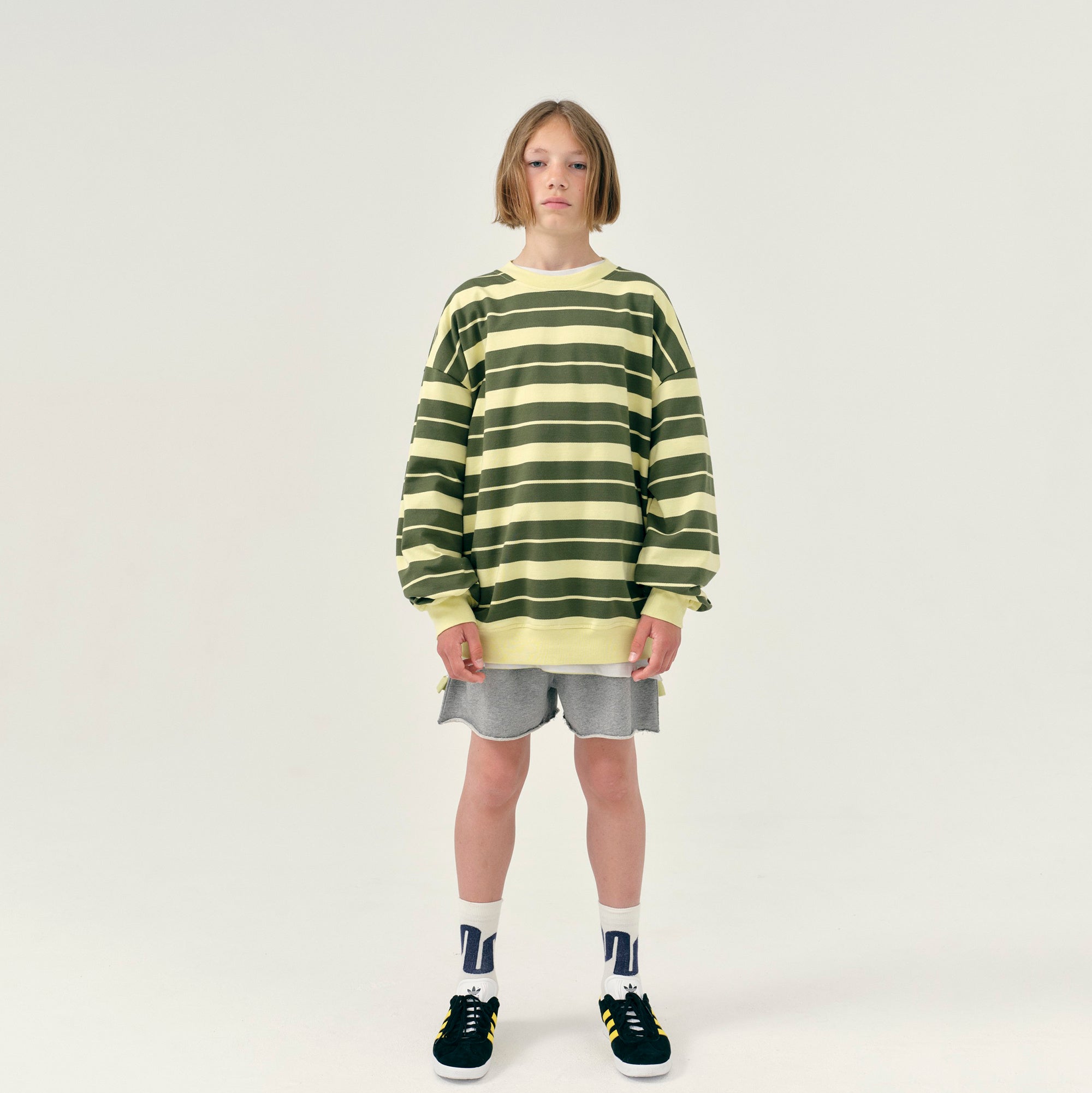 Boys & Girls Grey Cotton Shorts