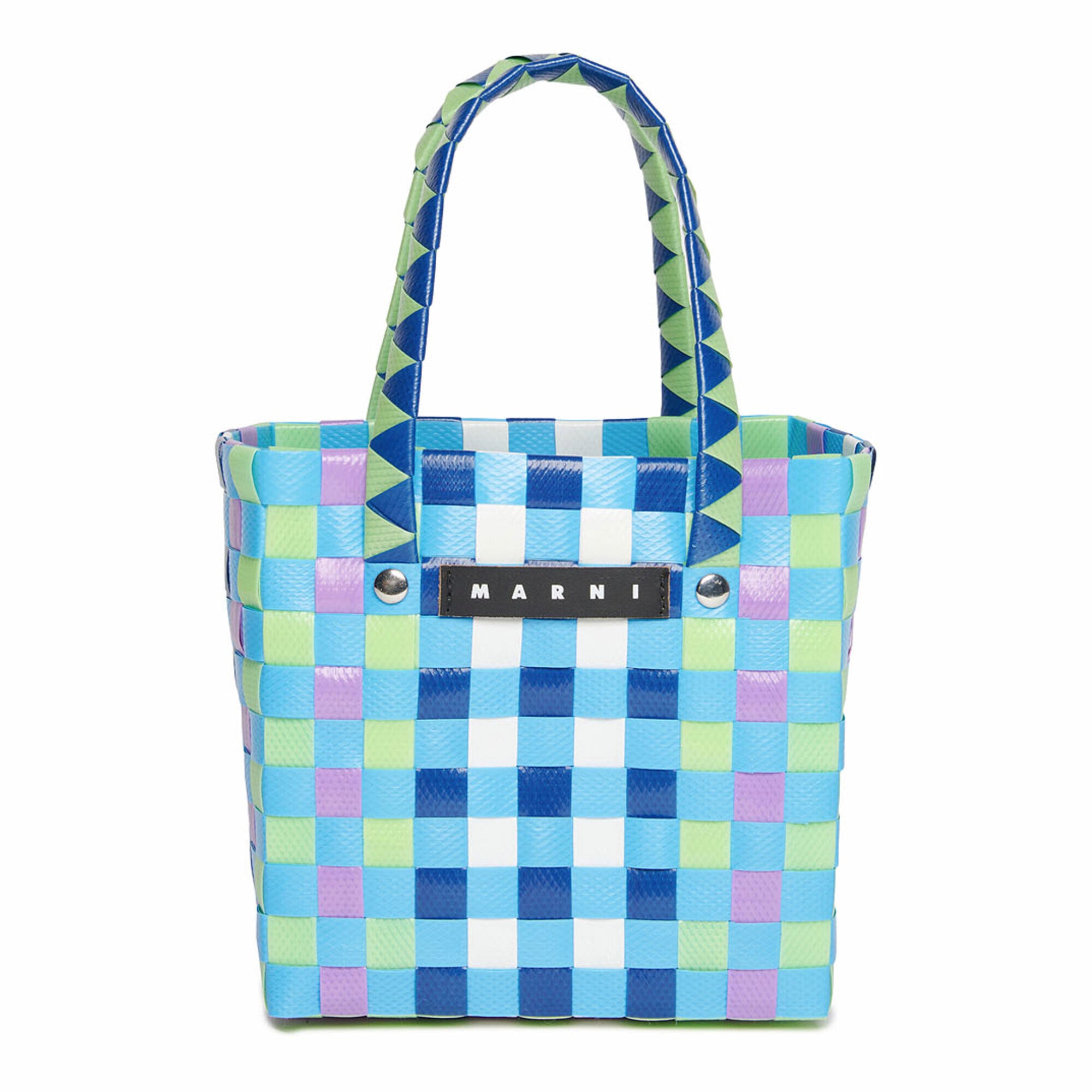 Girls Blue Logo Handbag