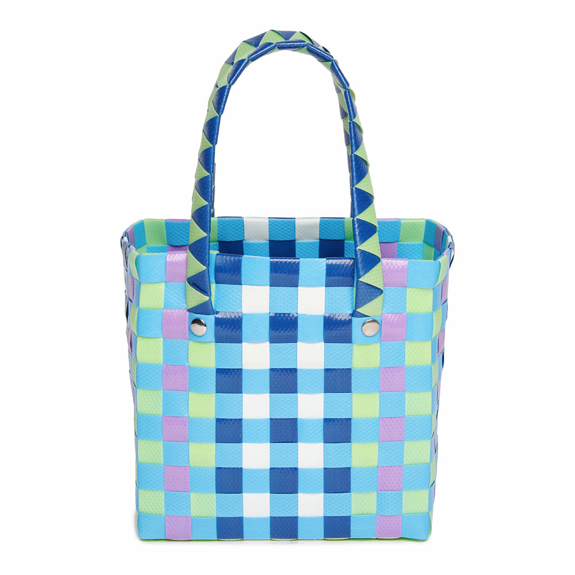 Girls Blue Logo Handbag
