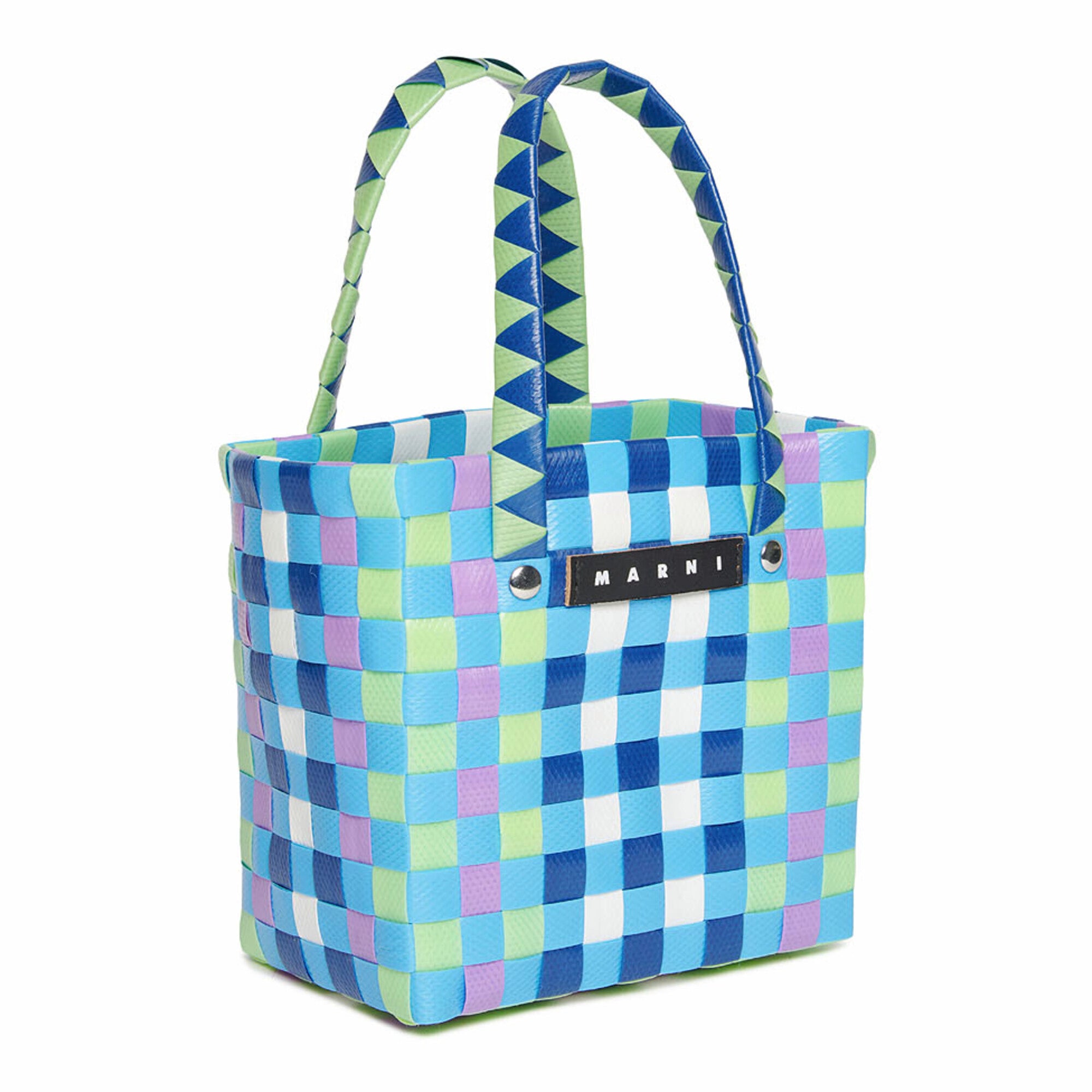 Girls Blue Logo Handbag