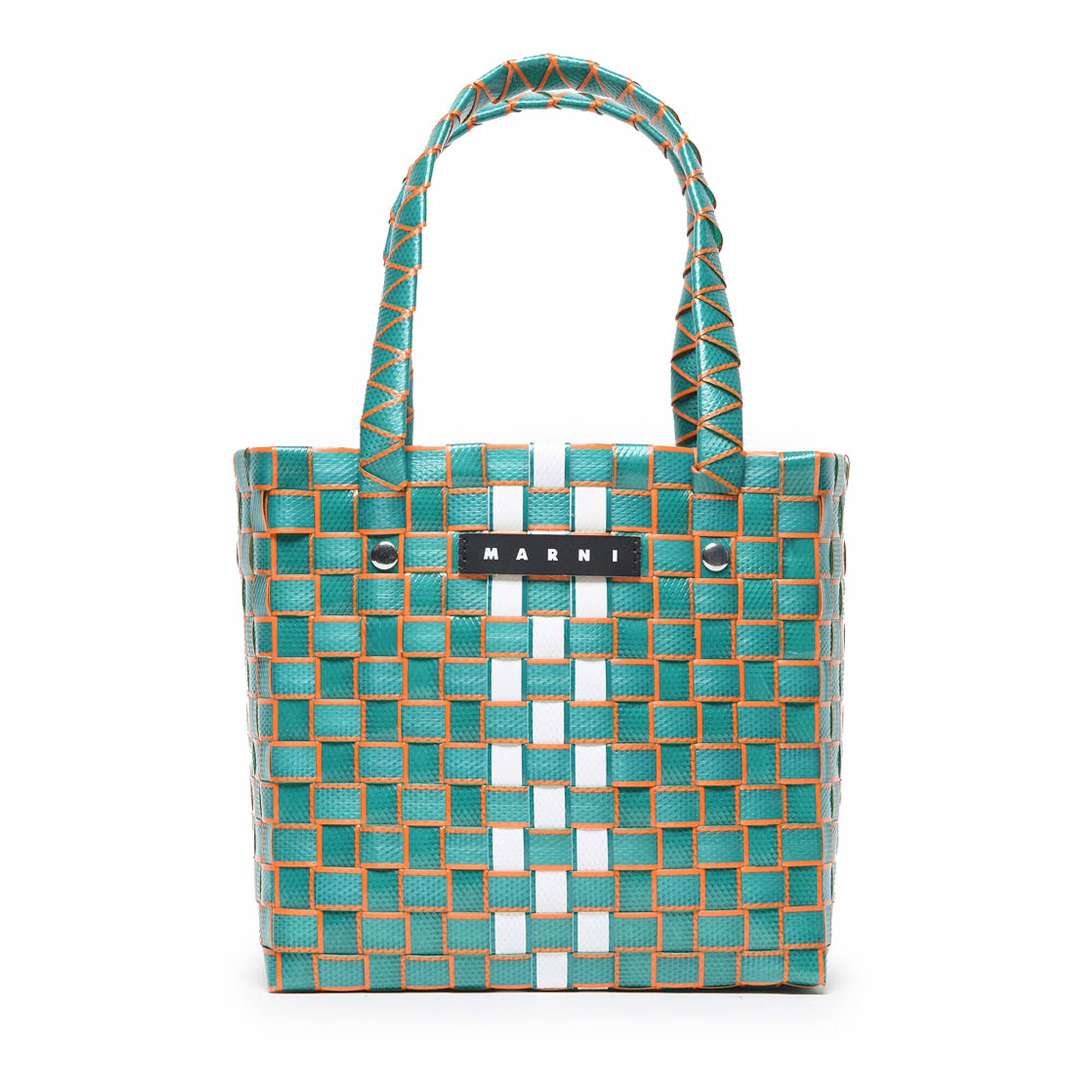 Girls Green Logo Handbag