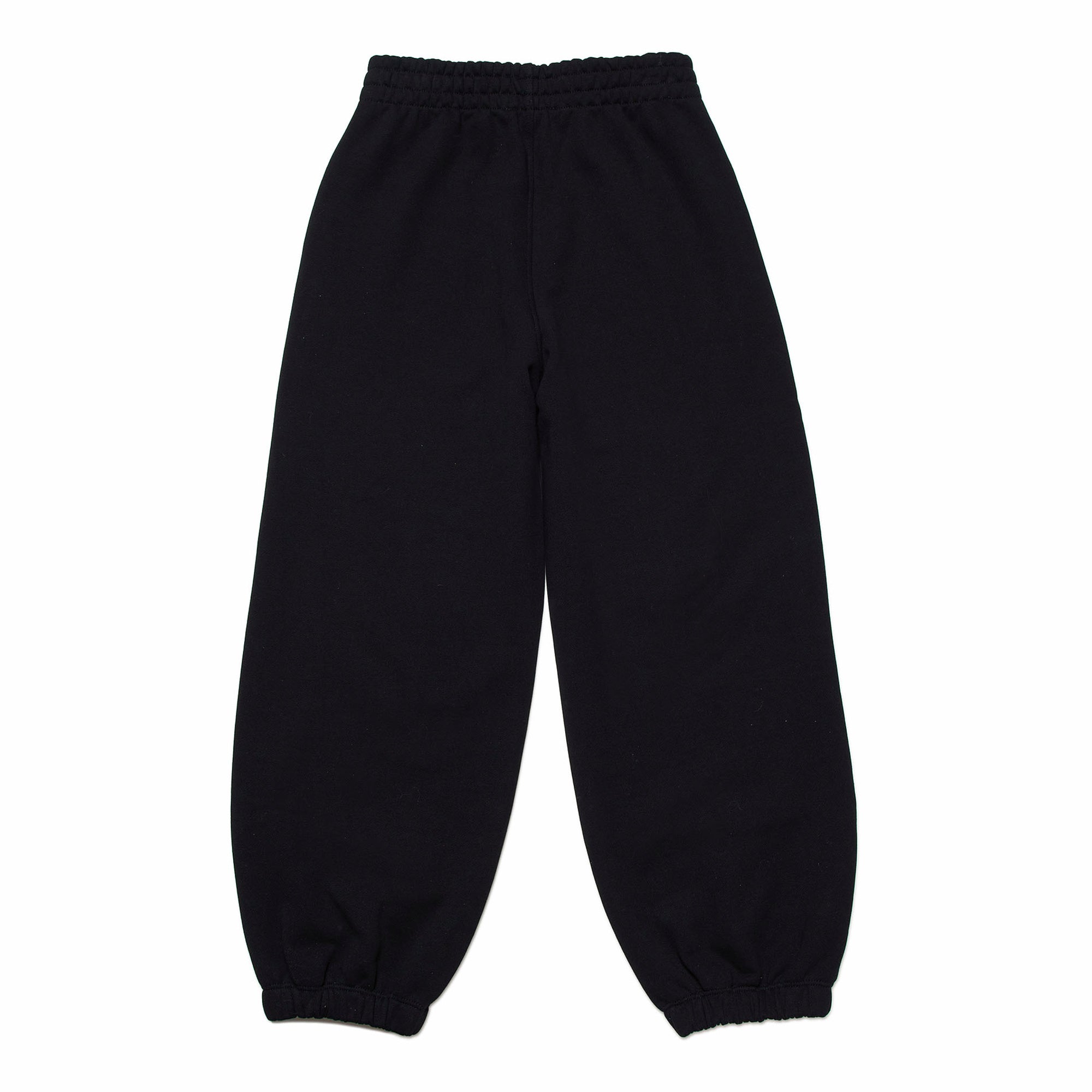 Boys & Girls Black Logo Cotton Trousers