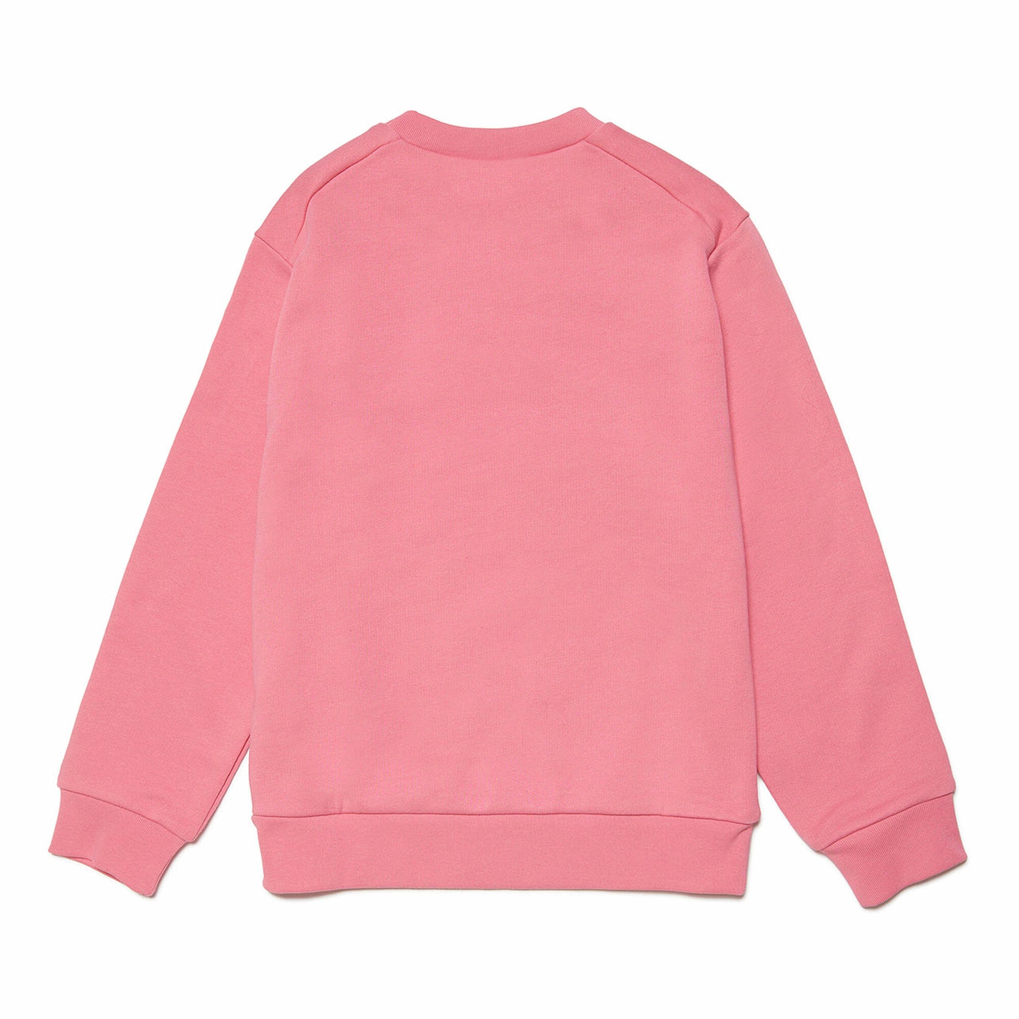 Boys & Girls Pink Logo Cotton Sweatshirt