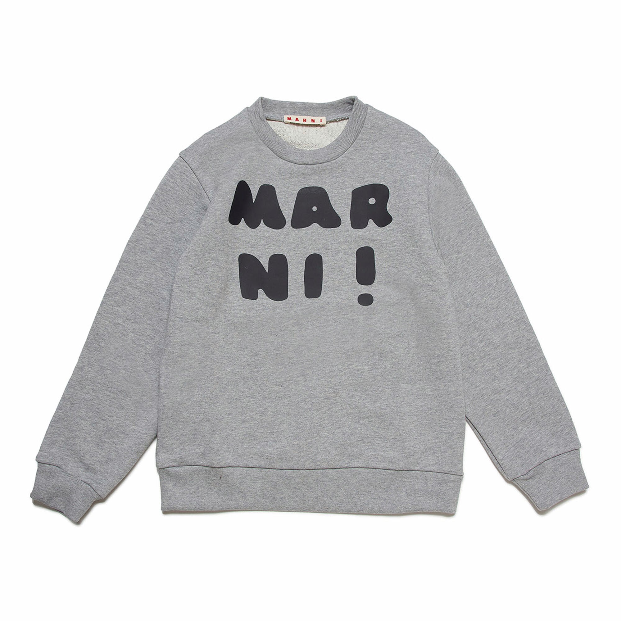 Boys & Girls Grey Logo Cotton Sweatshirt