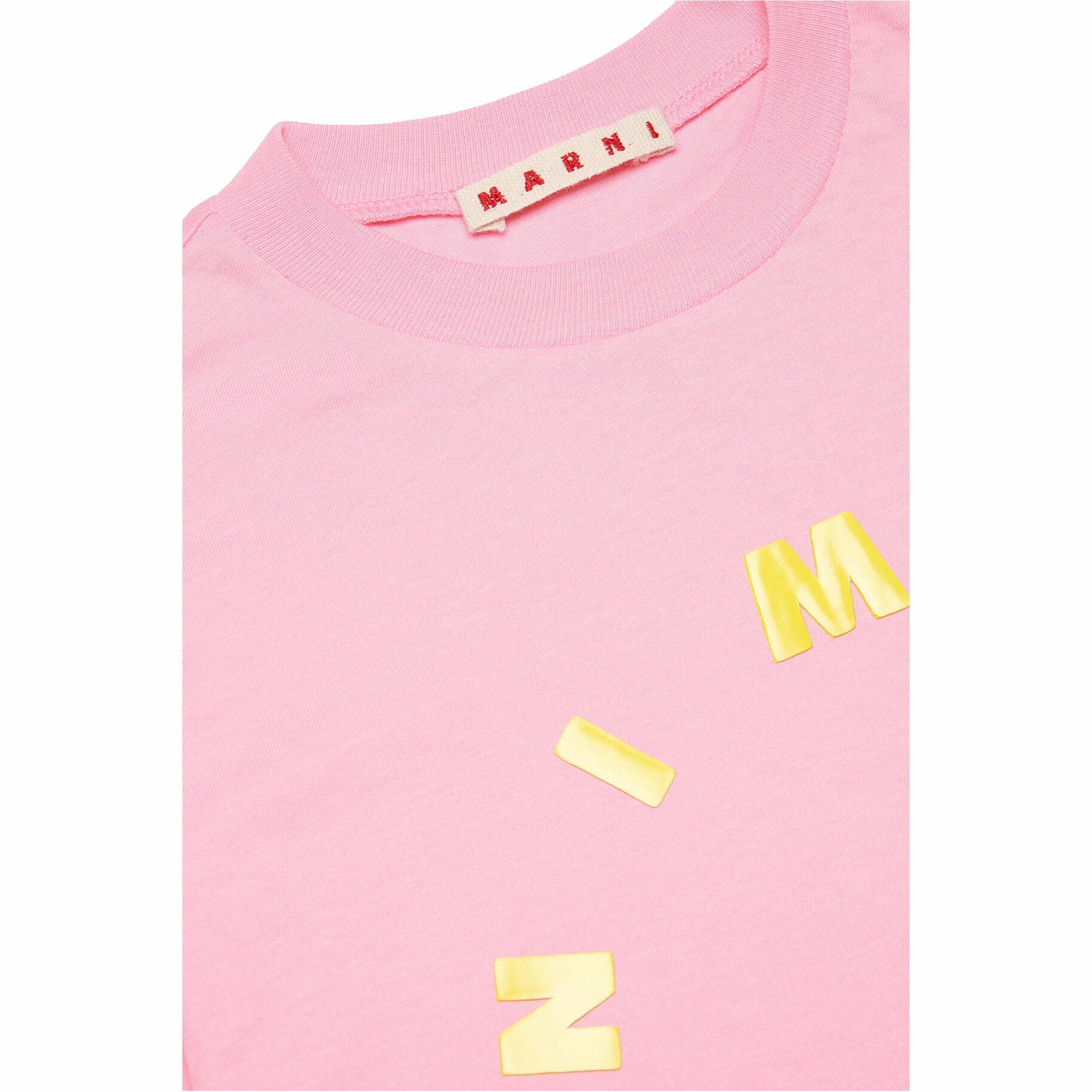 Girls Pink Logo Cotton T-Shirt