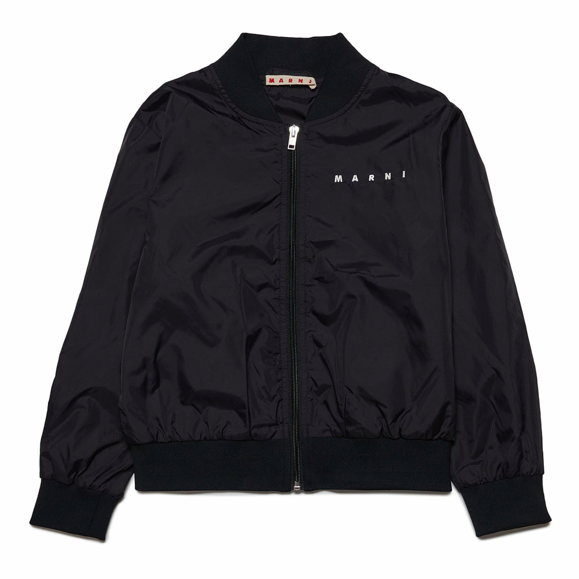 Boys & Girls Black Zip-Up Jacket