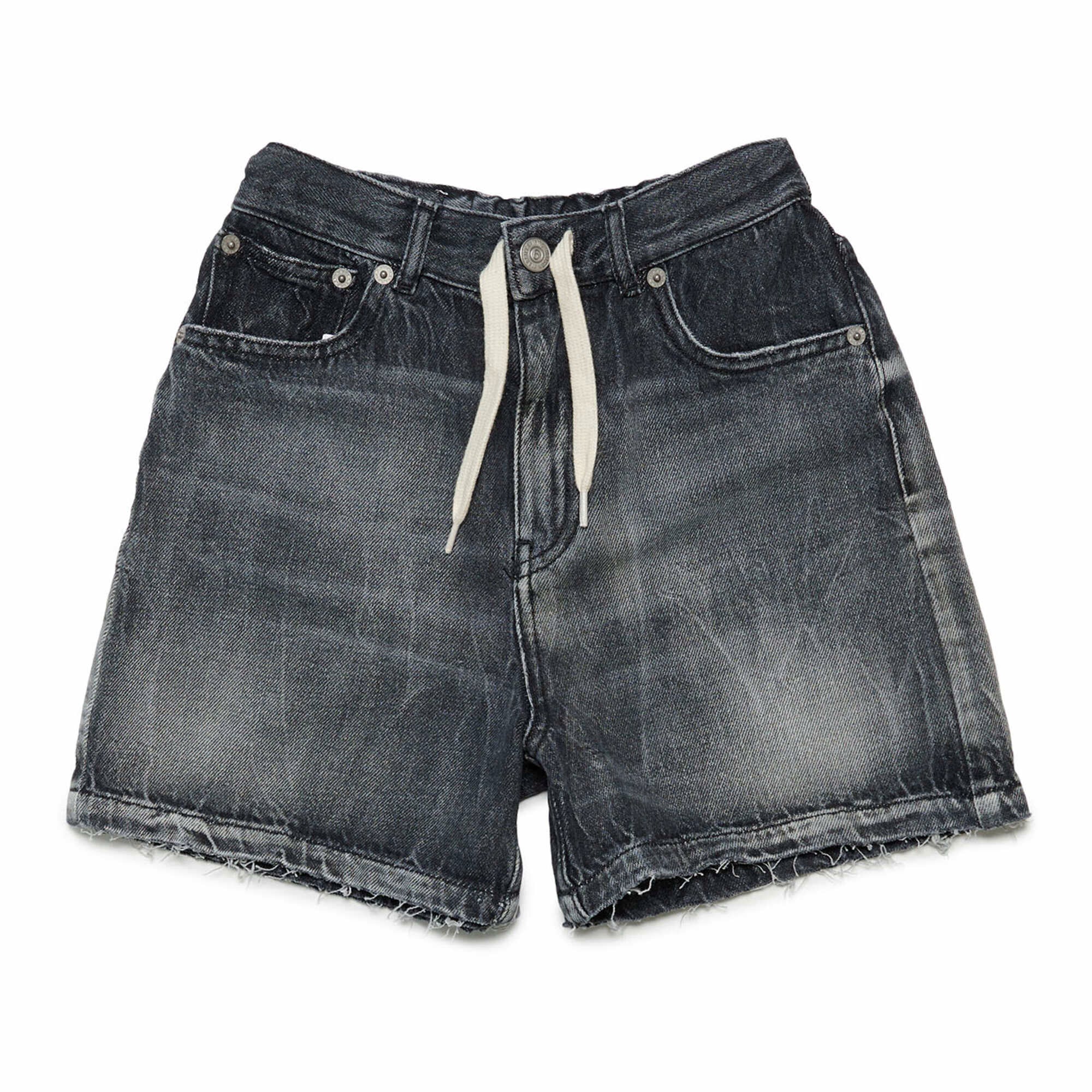 Boys & Girls Black Denim Shorts