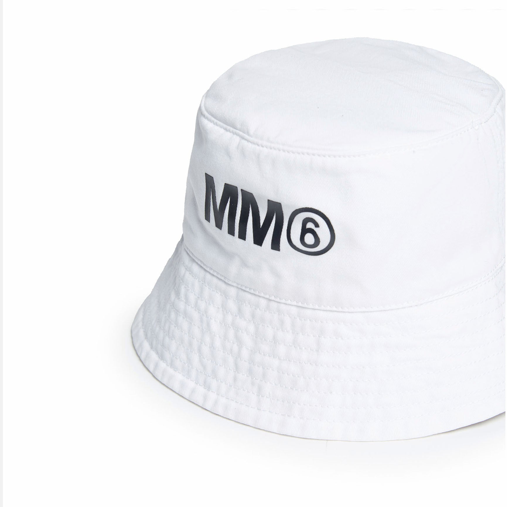 Boys & Girls White Logo Bucket Hat
