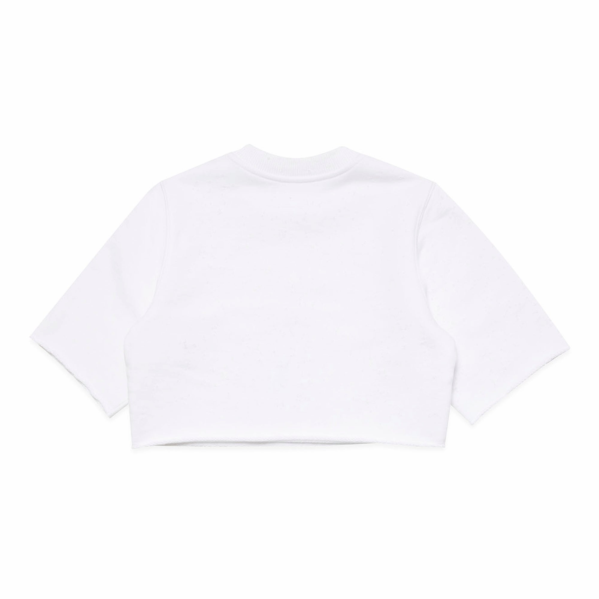 Boys & Girls White Cotton Sweatshirt