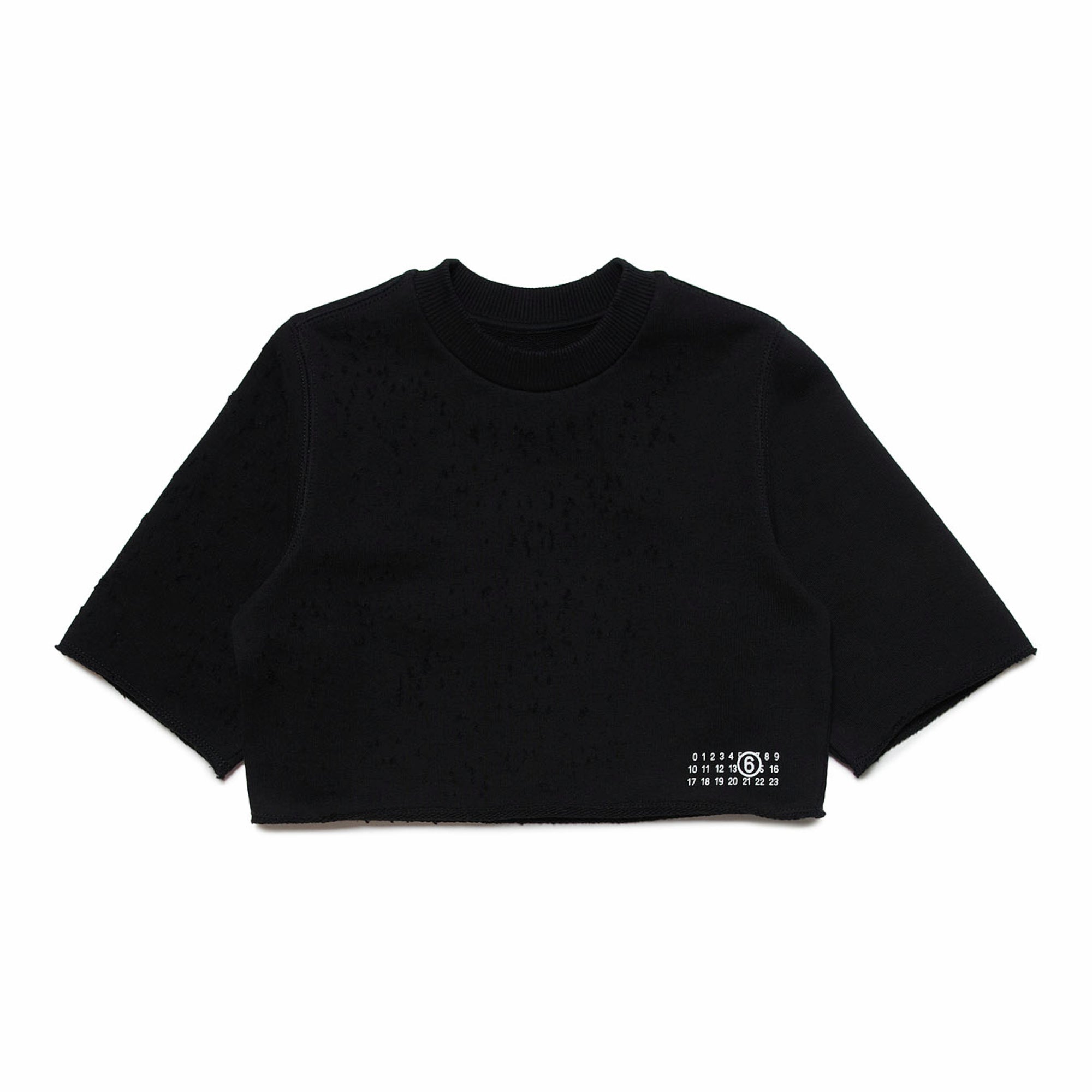 Boys & Girls Black Cotton Sweatshirt