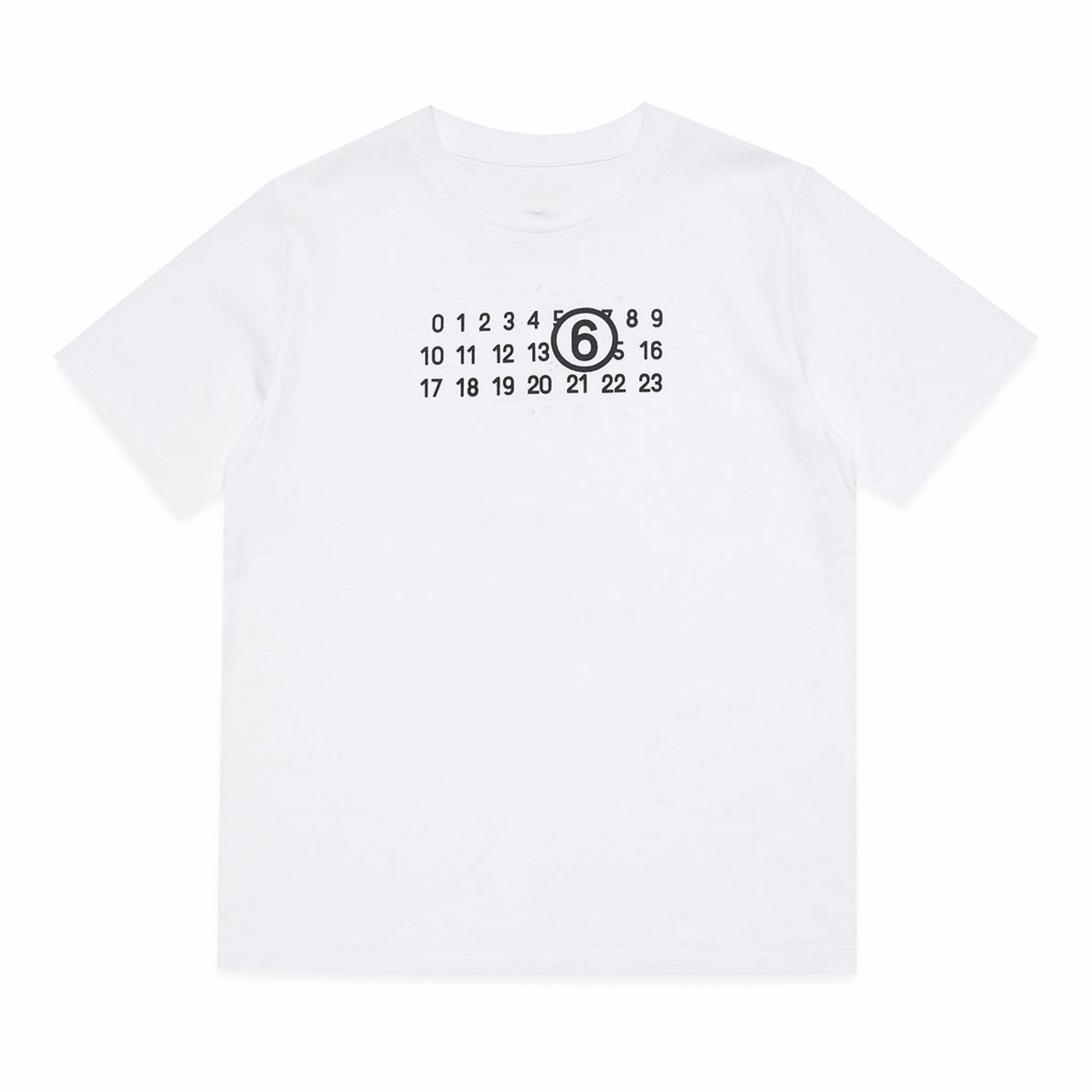 Boys & Girls White Logo Cotton T-Shirt