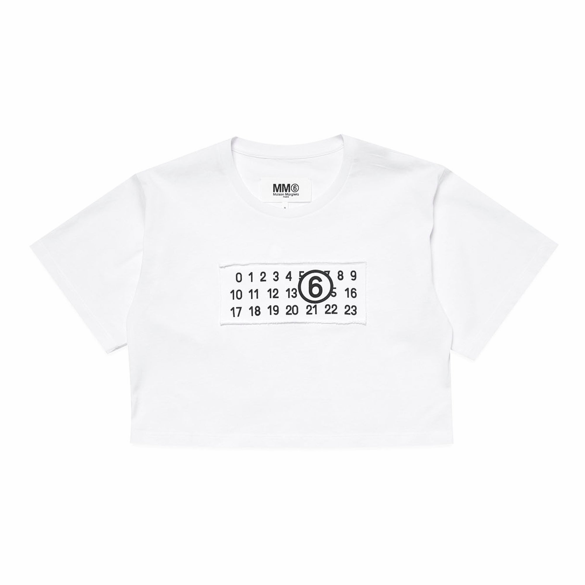 Girls White Logo Cotton T-Shirt