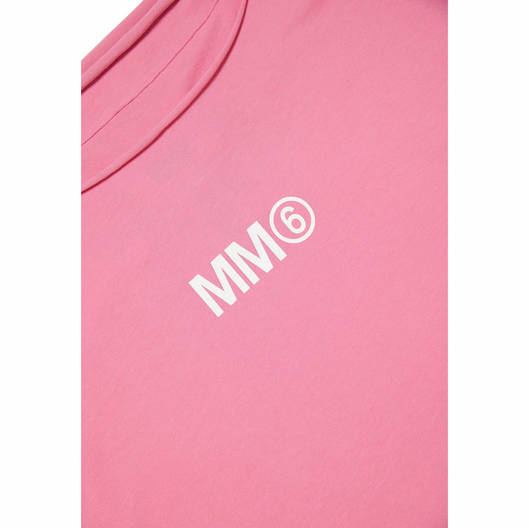 Girls Pink Logo Cotton Dress