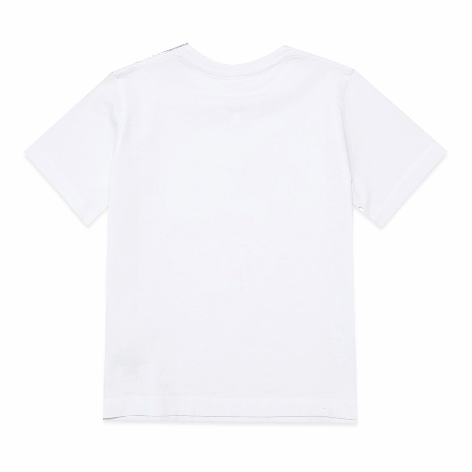 Boys & Girls White Cotton T-Shirt