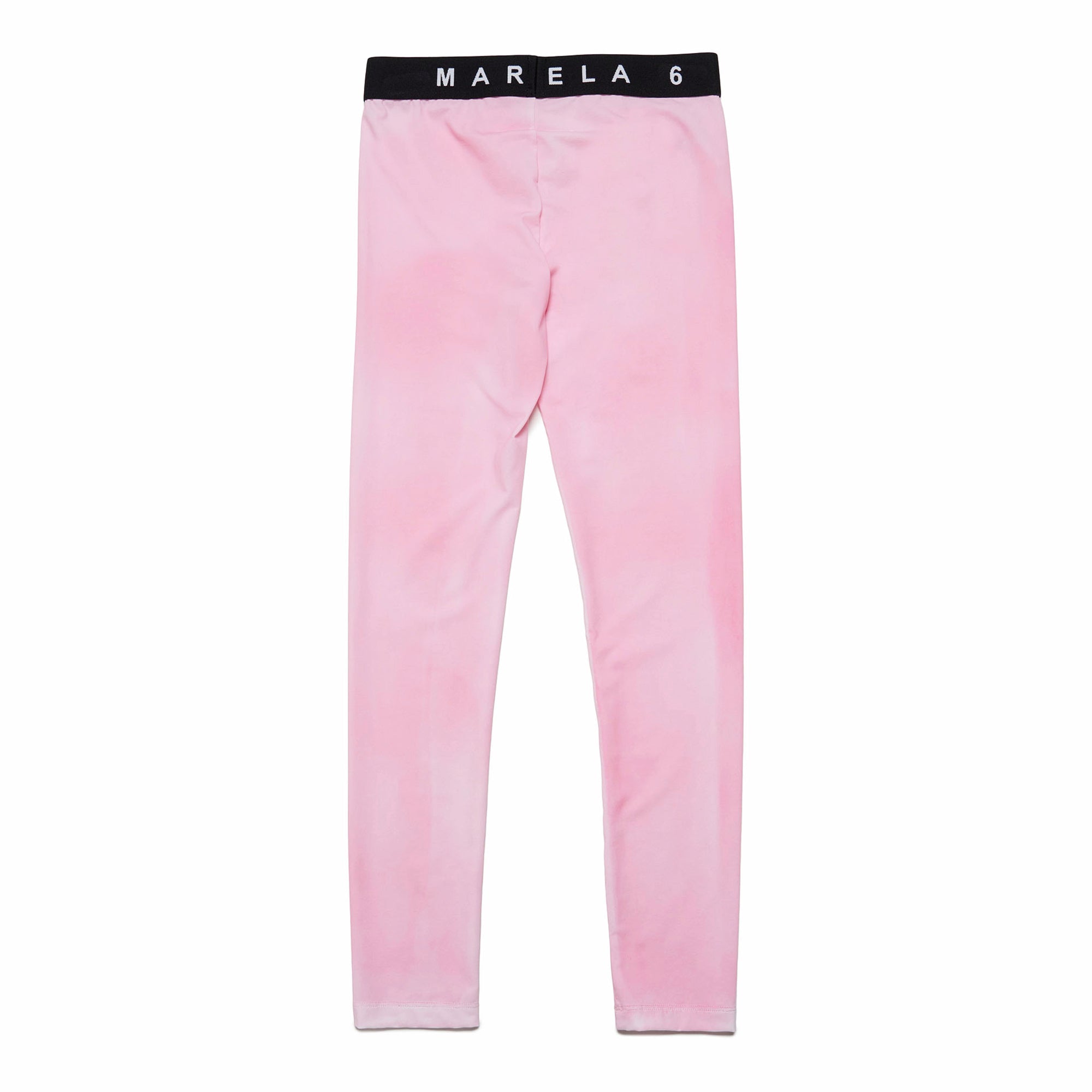 Girls Pink Logo Leggings