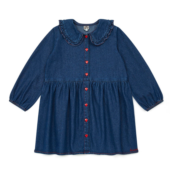 Girls Blue Denim Dress
