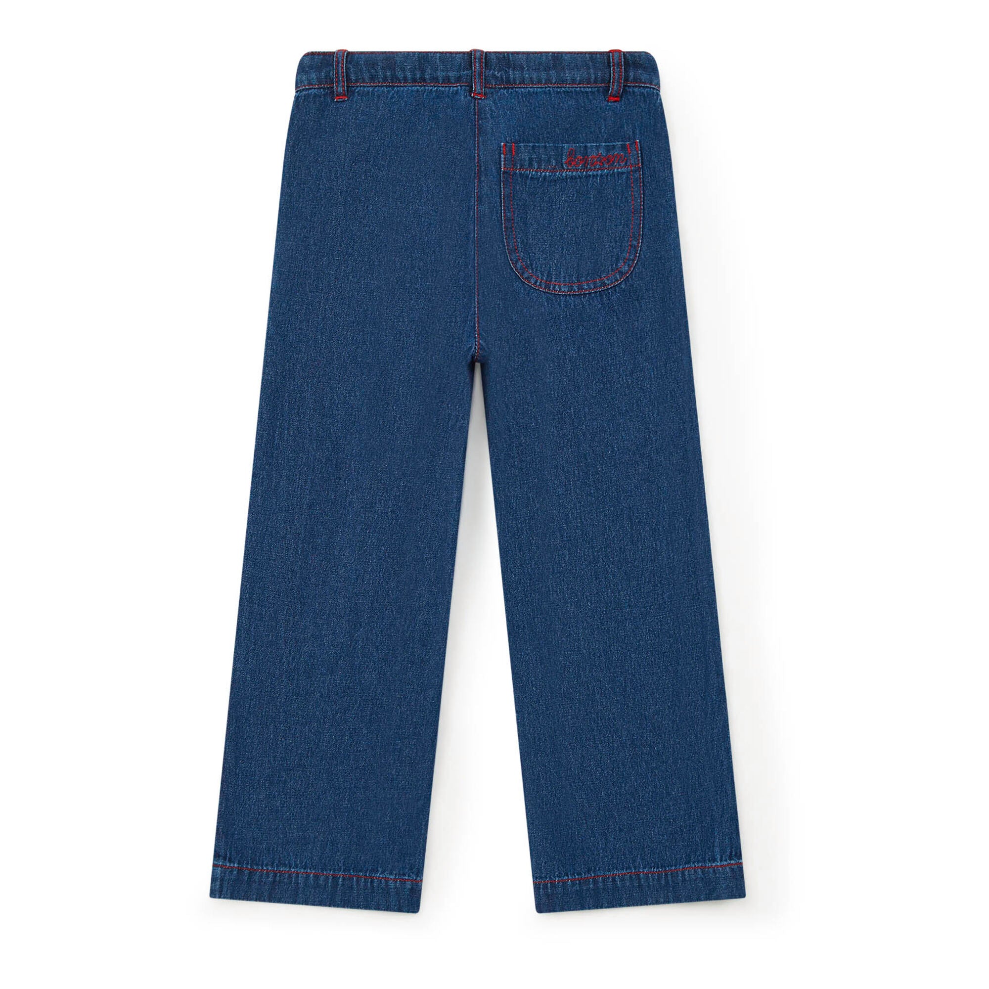 Girls Blue Denim Trousers