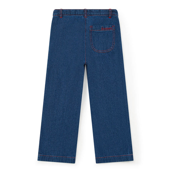 Girls Blue Denim Trousers