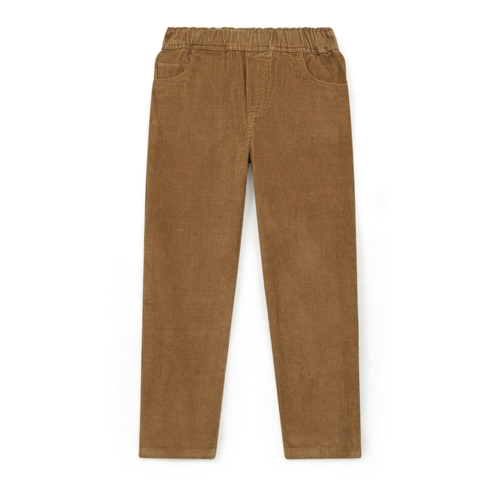 Boys Camel Corduroy Trousers