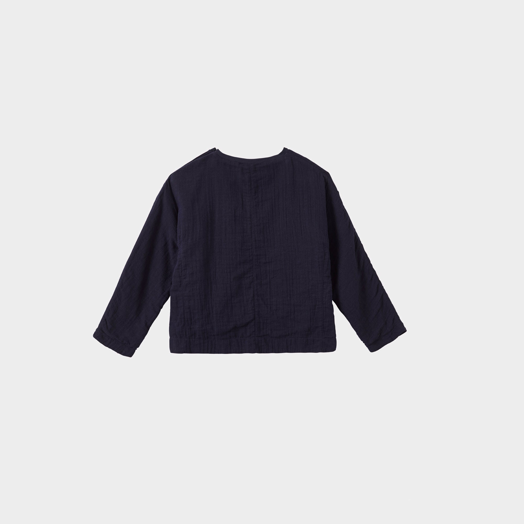 Boys & Girls Navy Cotton T-Shirt