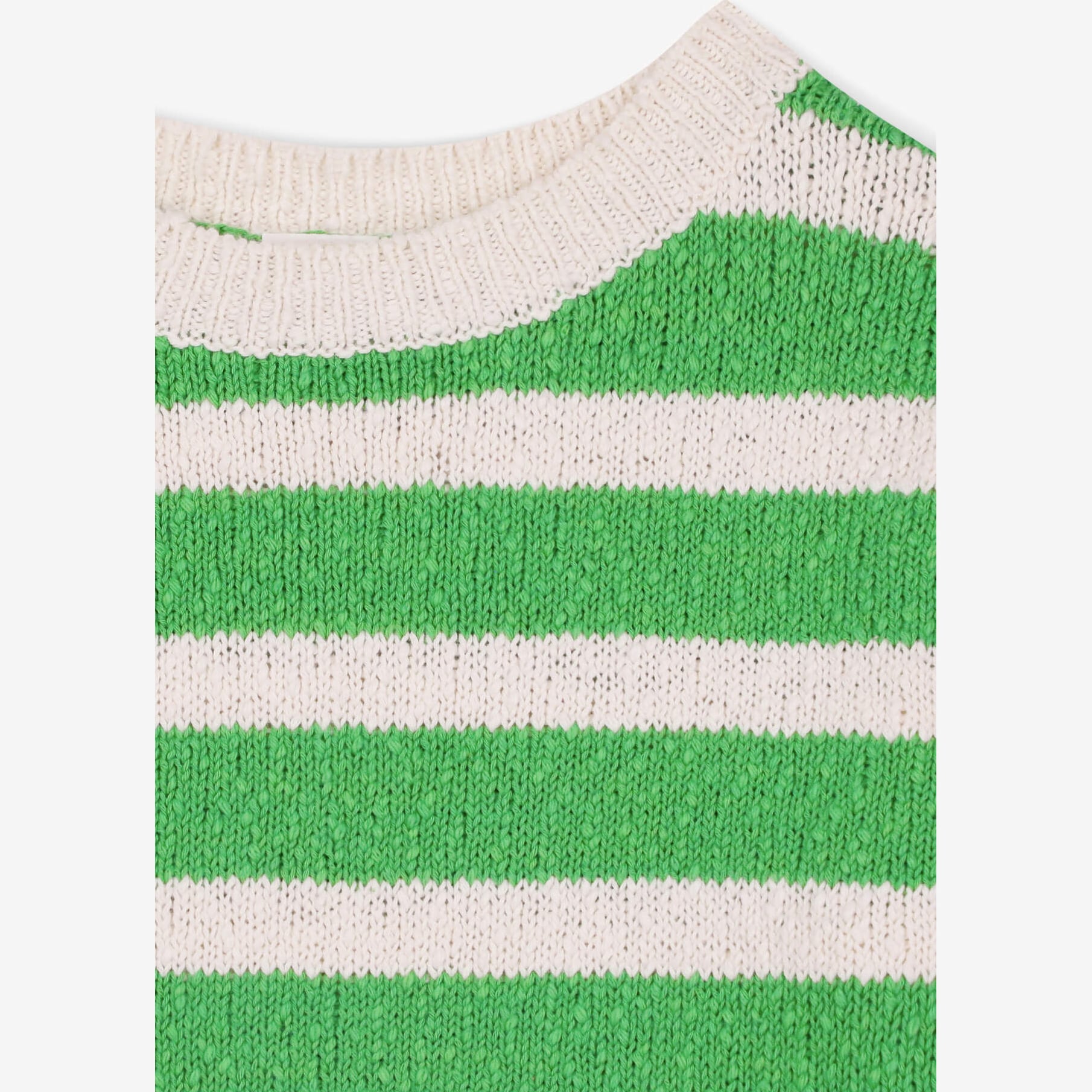 Boys & Girls Green Stripes Sweater