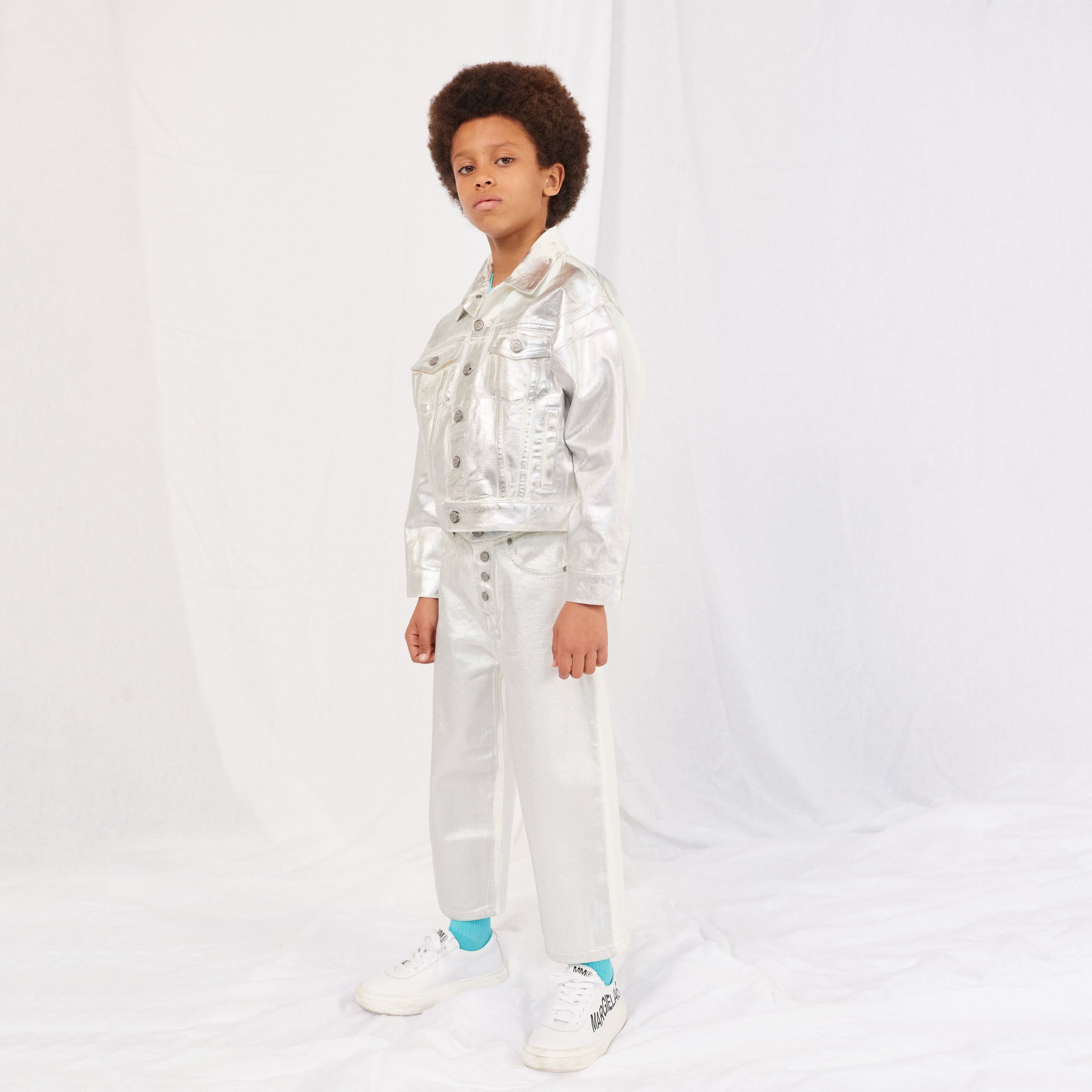 Boys & Girls White Jacket