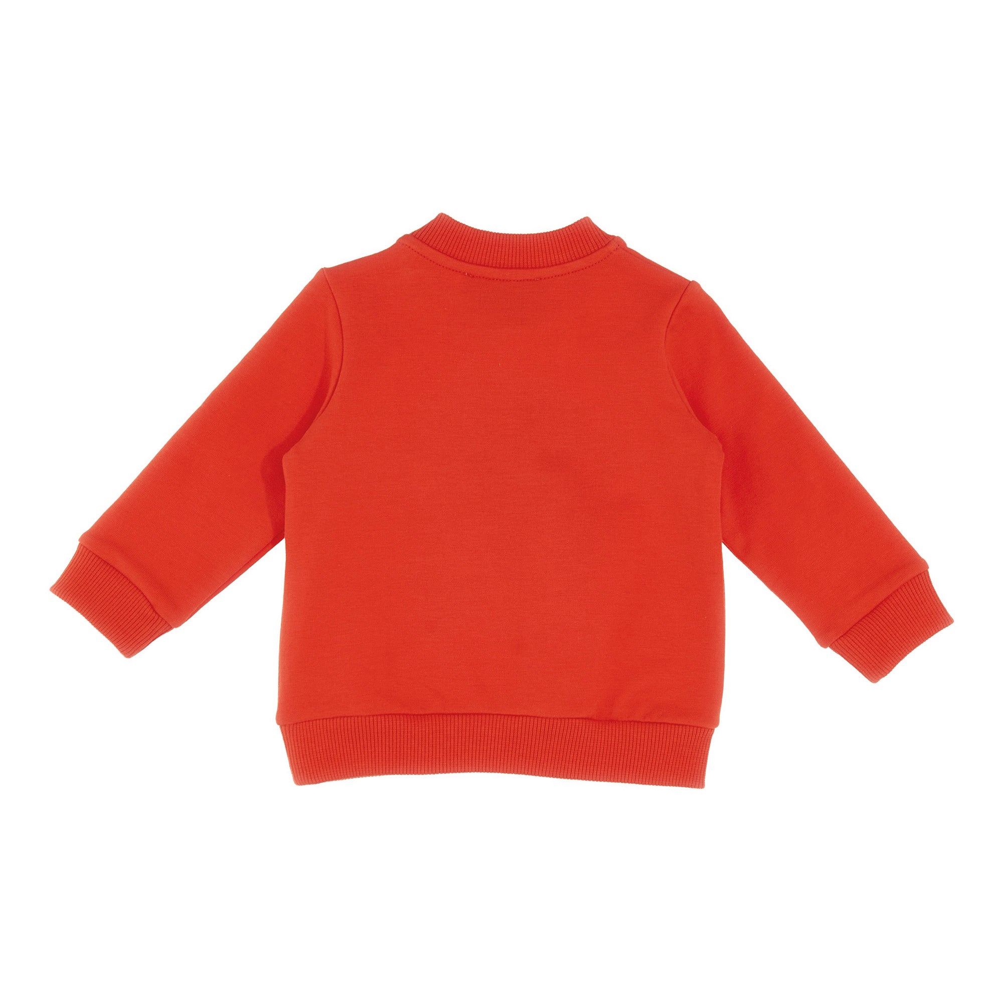 Baby Boys & Girls Red Printed Cotton Sweatshirt