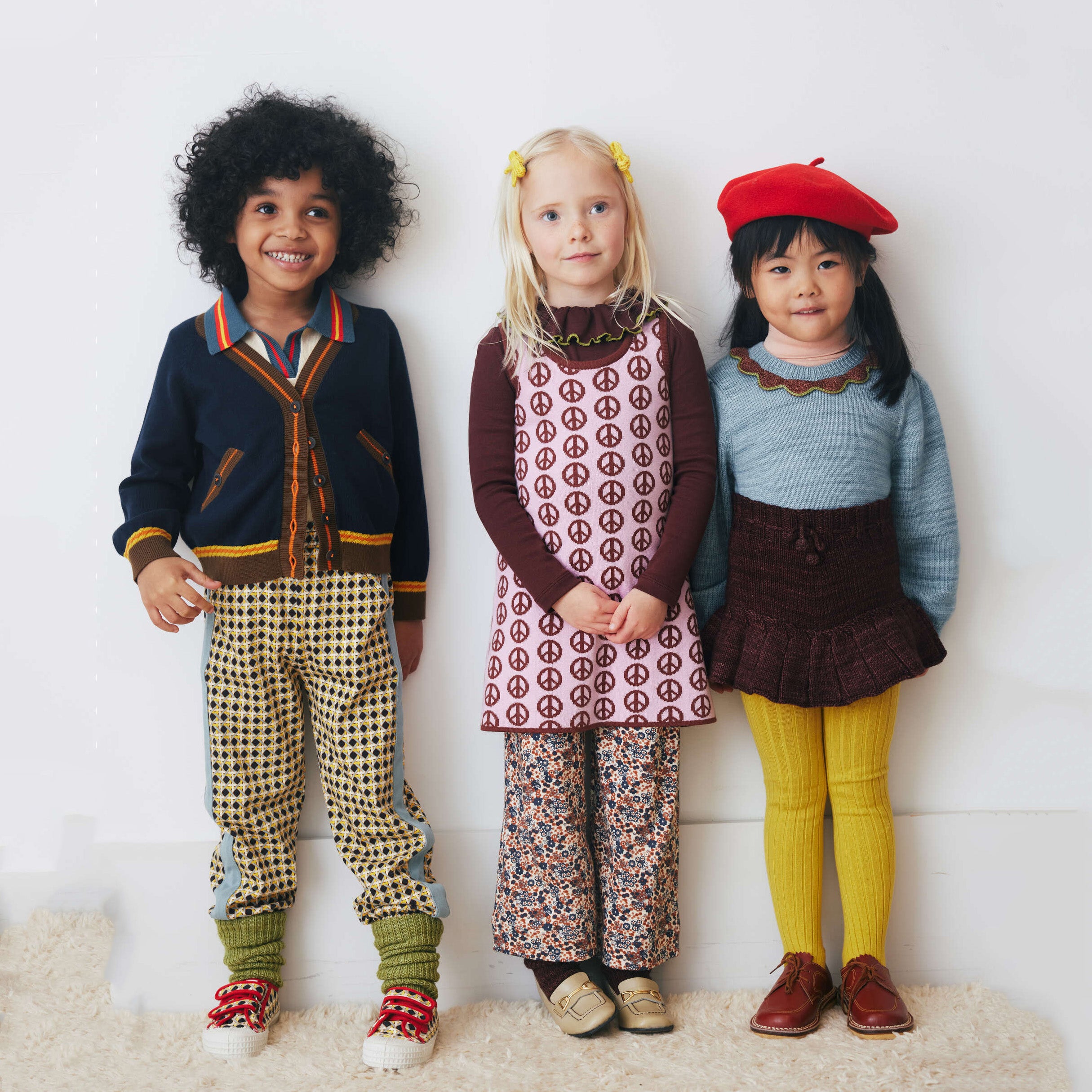 Girls Fig Wool Skirt