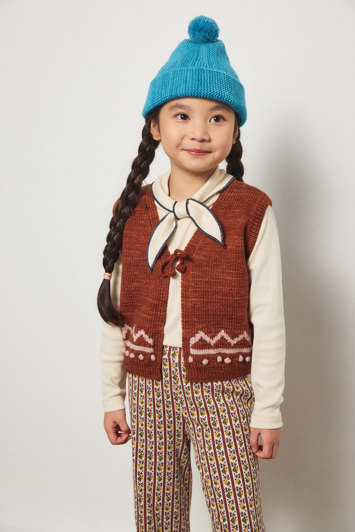 Boys & Girls Red Wool Vest