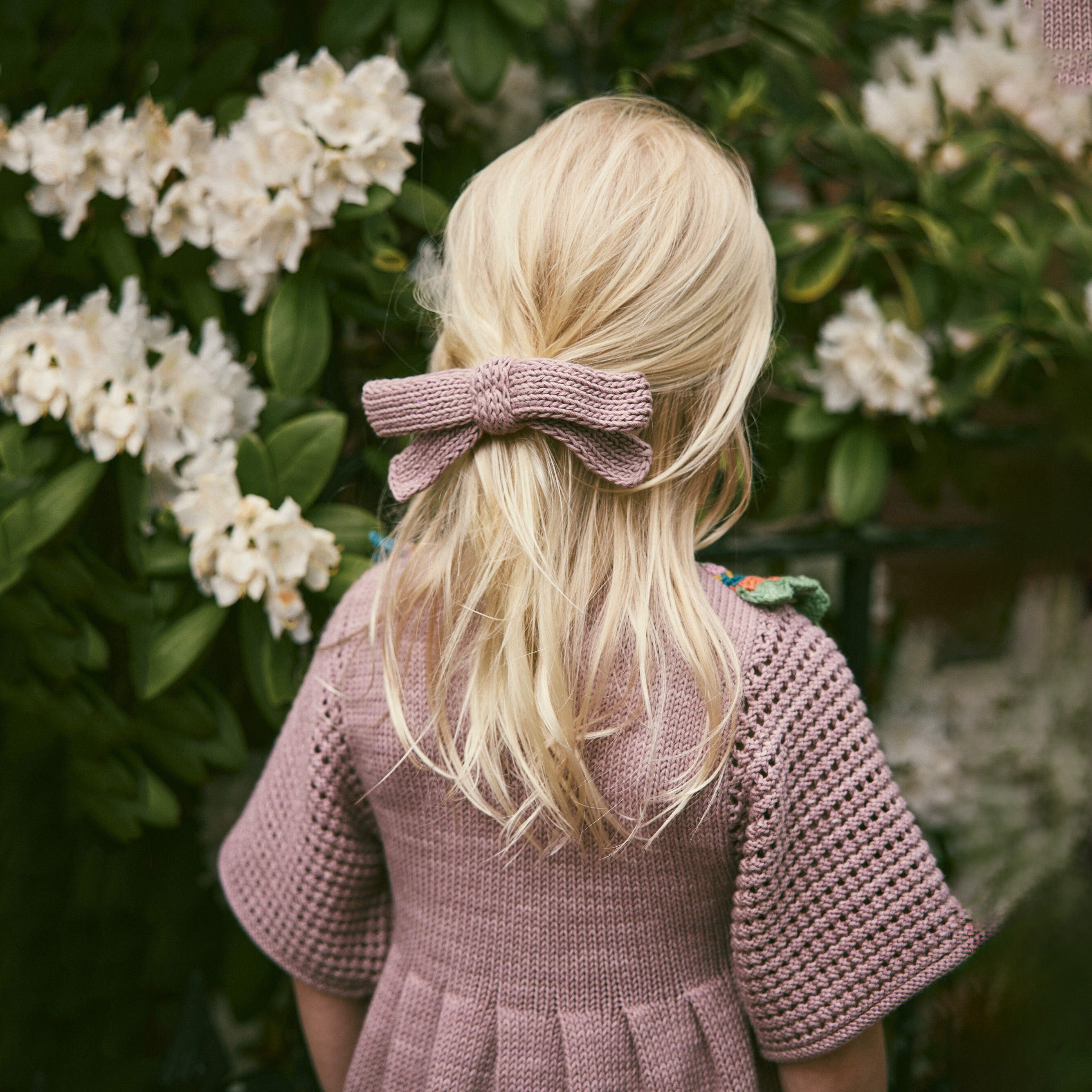 Girls Light Purple Bow Hair Clips