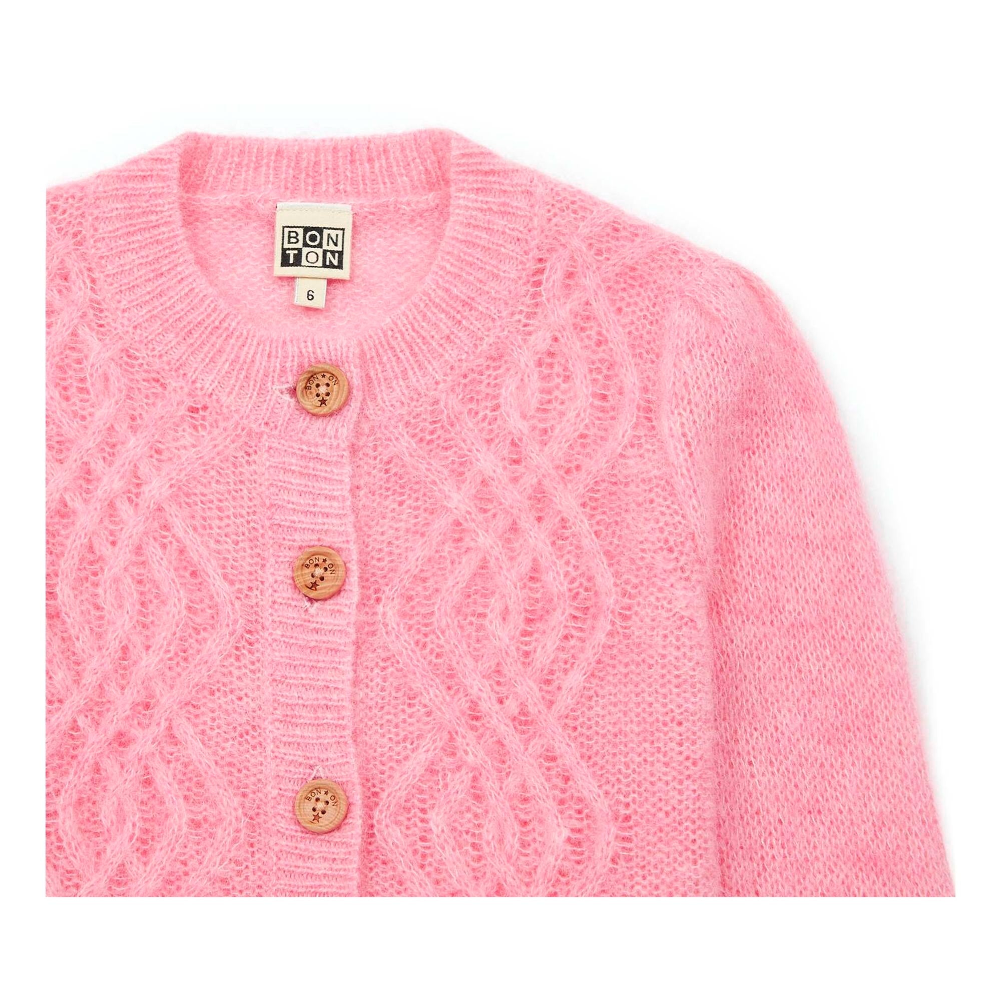 Girls Pink Cardigan