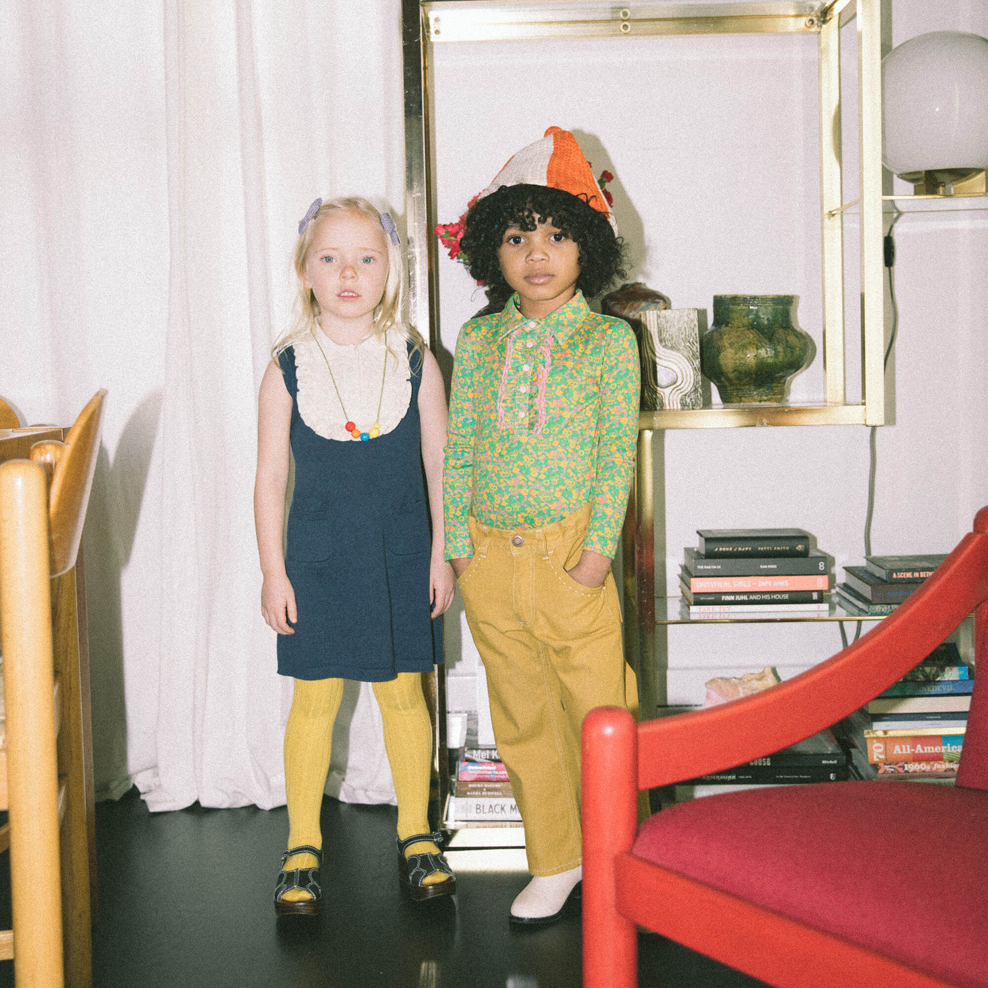 Girls Black Strap Dress